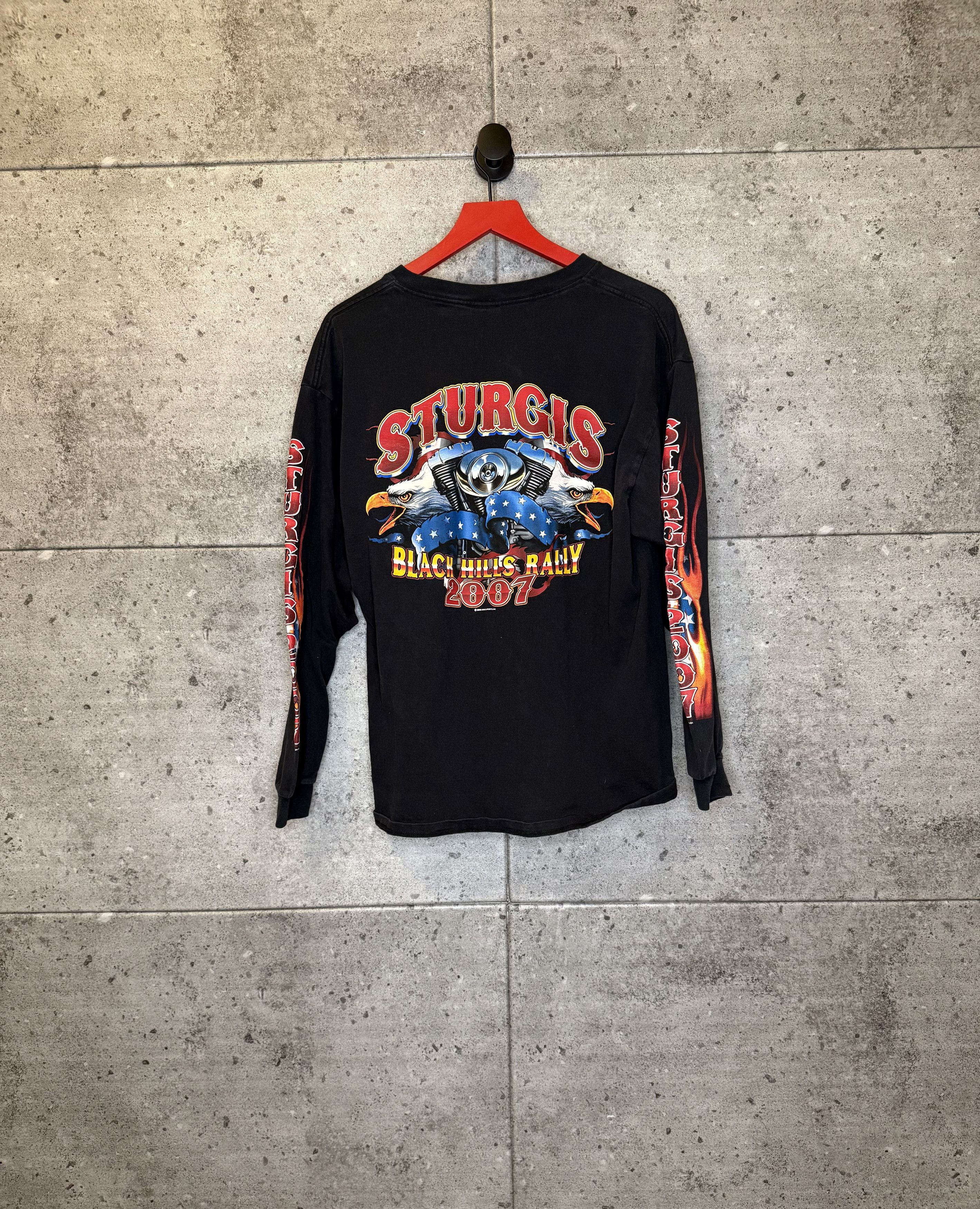 Vintage Vintage sturgis biker longsleeve t shirt Size US M / EU 48-50 / 2 - 2 Thumbnail