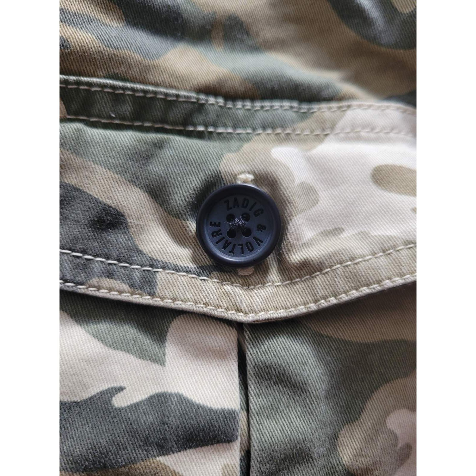 Zadig & Voltaire Zadig&Voltaire womens camo military multipocket shirt jacket Size S / US 4 / IT 40 - 4 Thumbnail