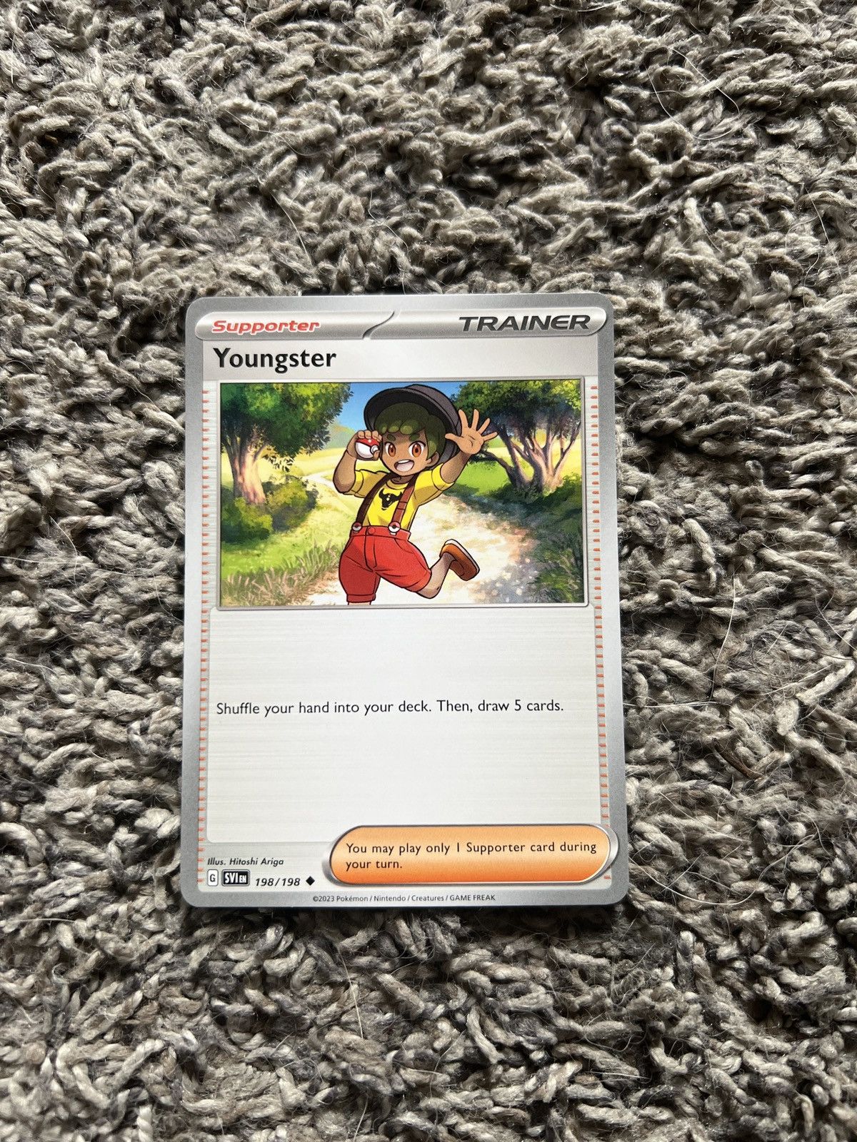 Hypebeast × Nintendo × Pokemon 2023 Pokémon Youngster Card Size ONE SIZE - 1 Thumbnail