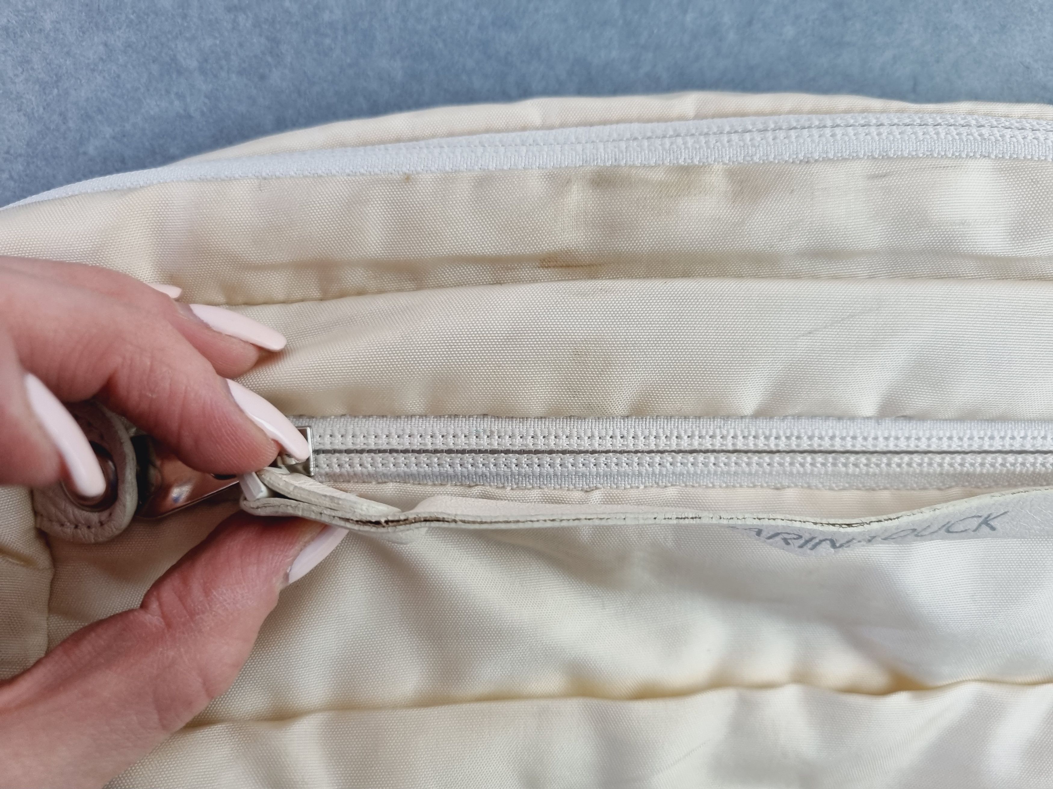 Japanese Brand × Mandarina Duck × Vintage Mandarina Duck Roomy Dirty Nylon Shoulder Bag Size ONE SIZE - 9 Thumbnail