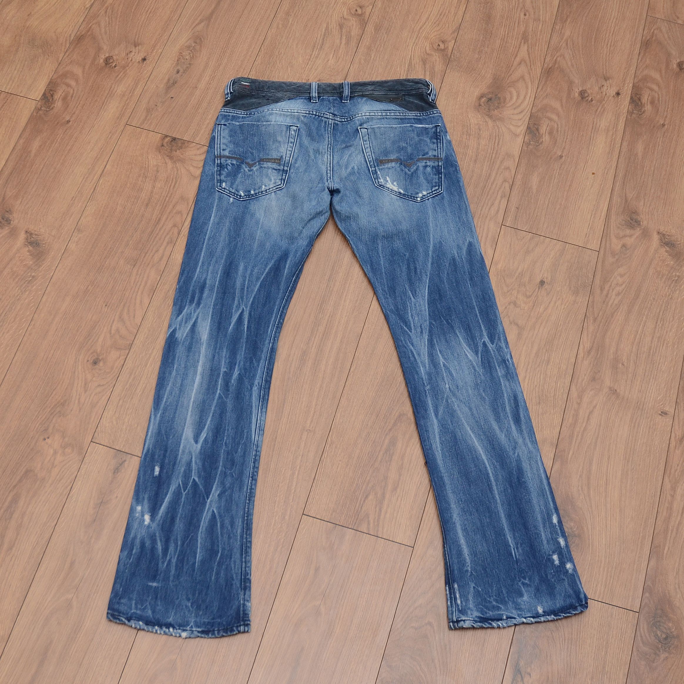 Diesel Diesel Reconstructed Reyhan Denim Pants Size 30 Size US 30 / EU 46 - 6 Thumbnail