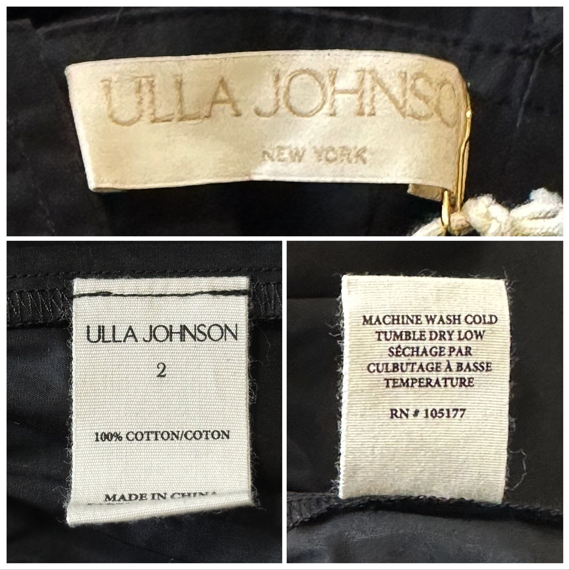 Ulla Johnson Ulla Johnson Alita Dress in Noir/Black, Mini Dress, Size 2, Size XS / US 0-2 / IT 36-38 - 4 Thumbnail