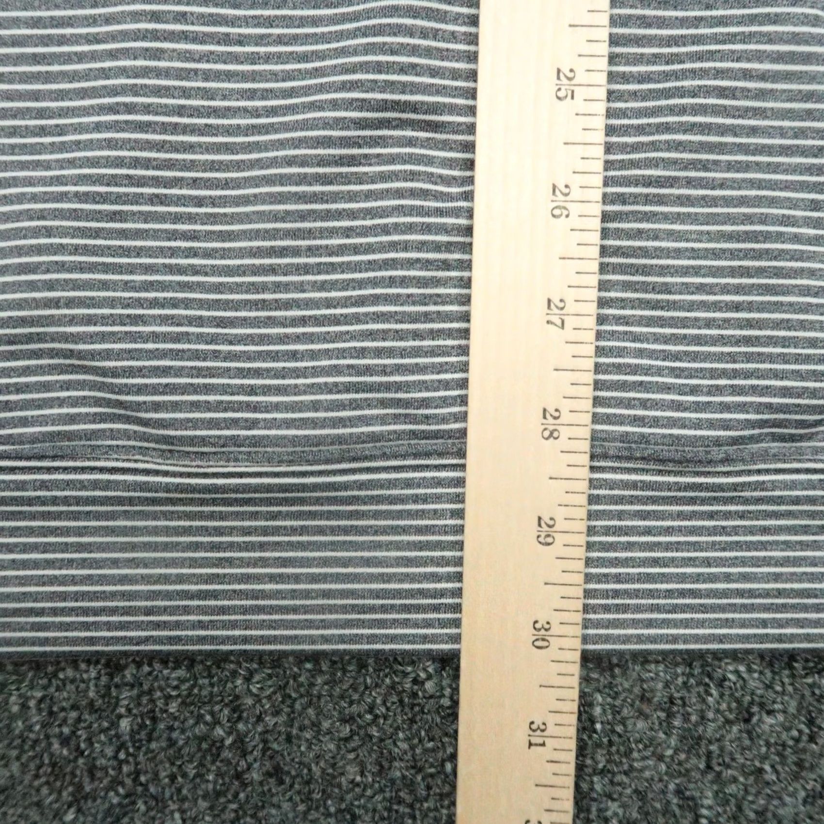 Vintage VINTAGE Onward Reserve Pullover Mens 2XL Gray Striped Quarter Zip Performance Mock Neck Size US XXL / EU 58 / 5 - 6 Thumbnail