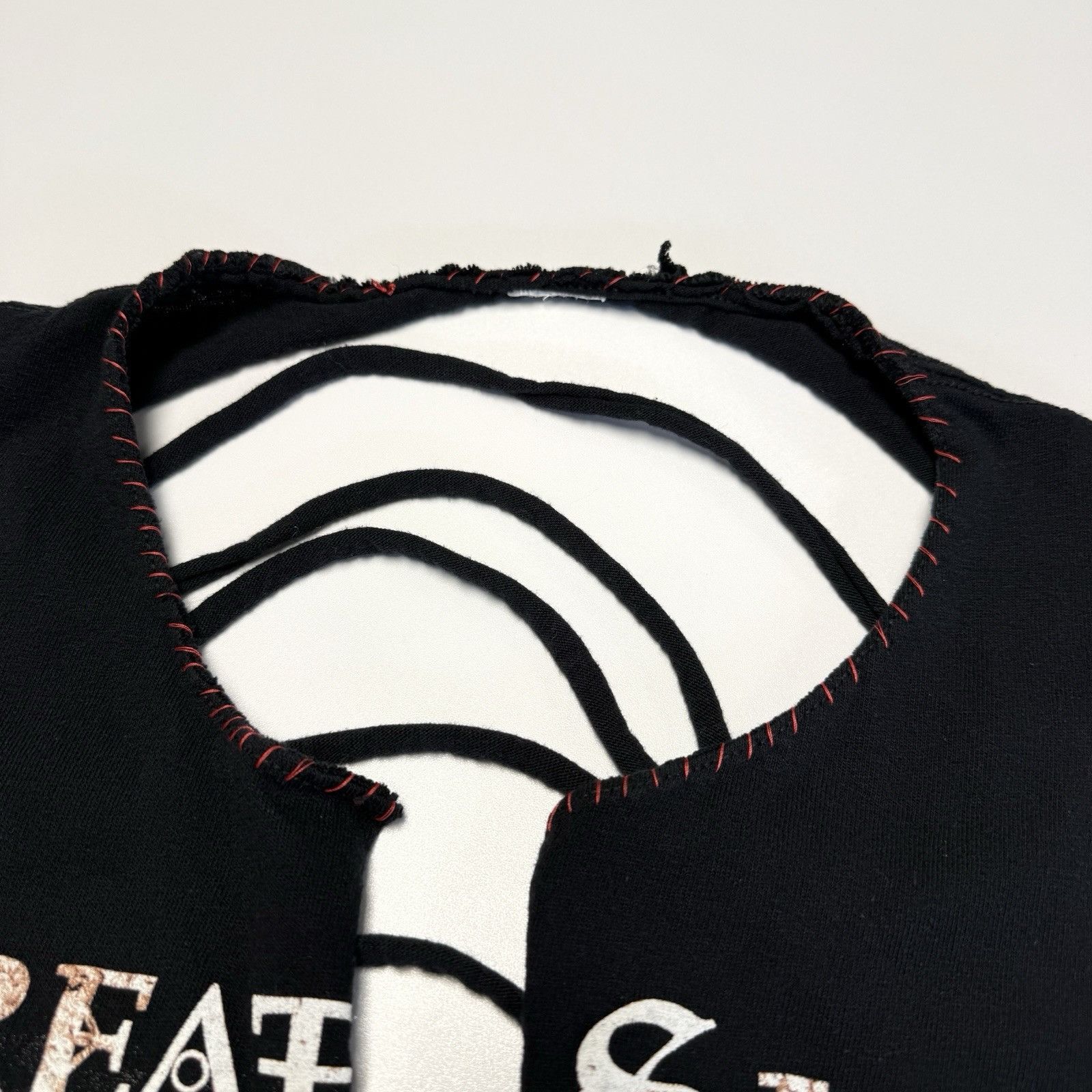 Band Tees Threat Signal Womens Reworked Top Custom Band Tee 2011 Size XS / US 0-2 / IT 36-38 - 5 Thumbnail