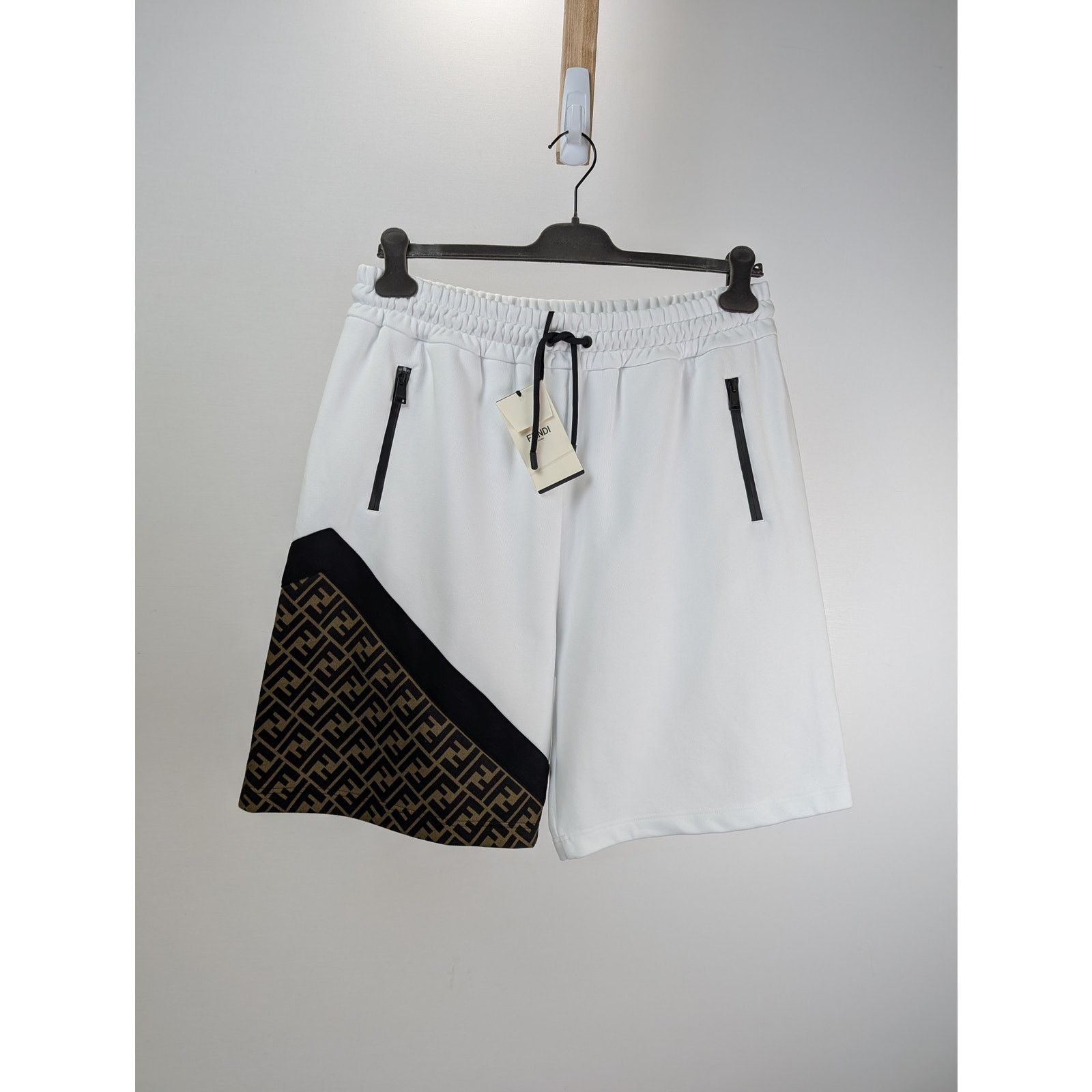 Fendi o1rshd1 Monogram Shorts in White/Brown/Monogram Size US 36 / EU 52 - 6 Thumbnail