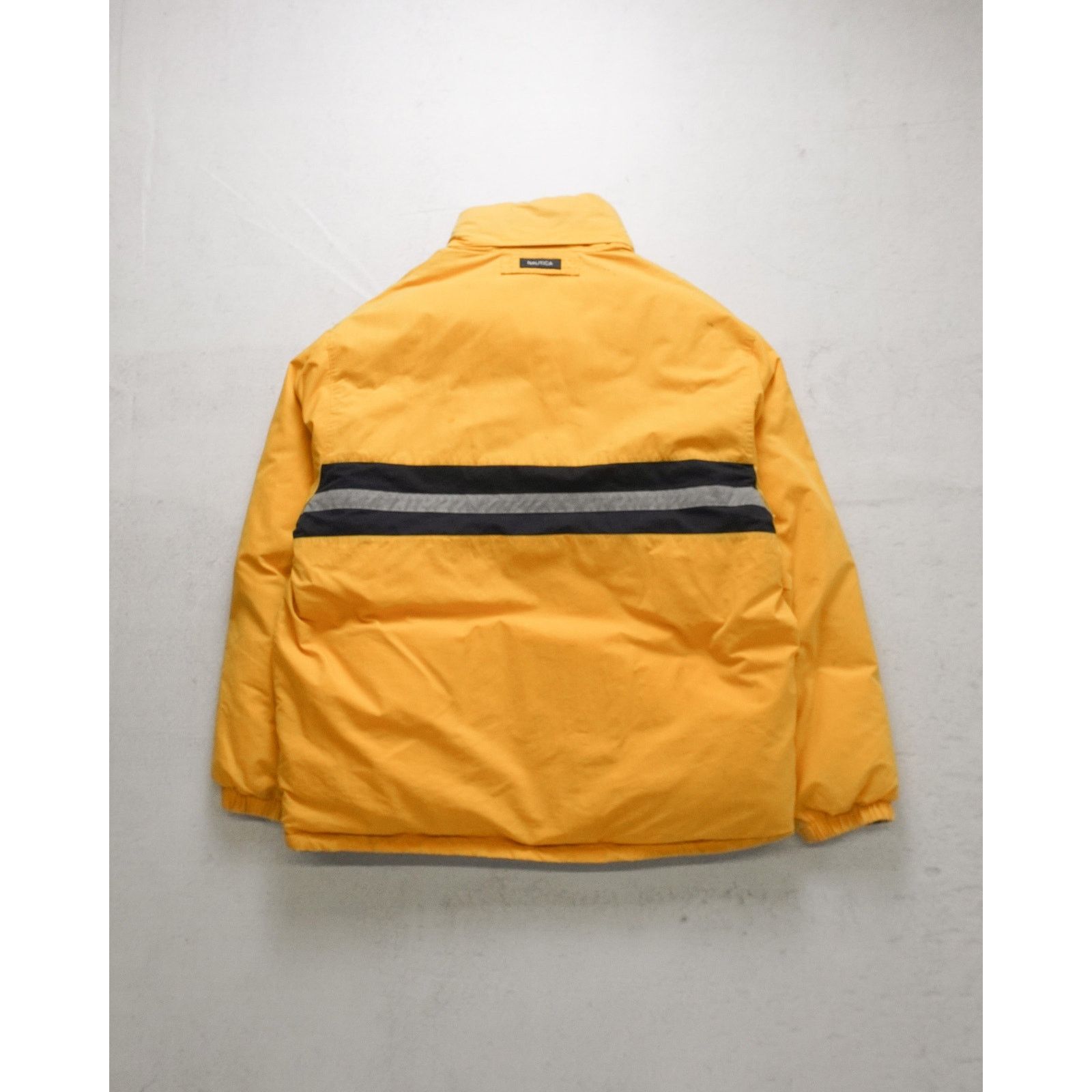Nautica Vintage 90s Nautica Yellow Insulated Jacket - Men's XL Size US XL / EU 56 / 4 - 2 Thumbnail