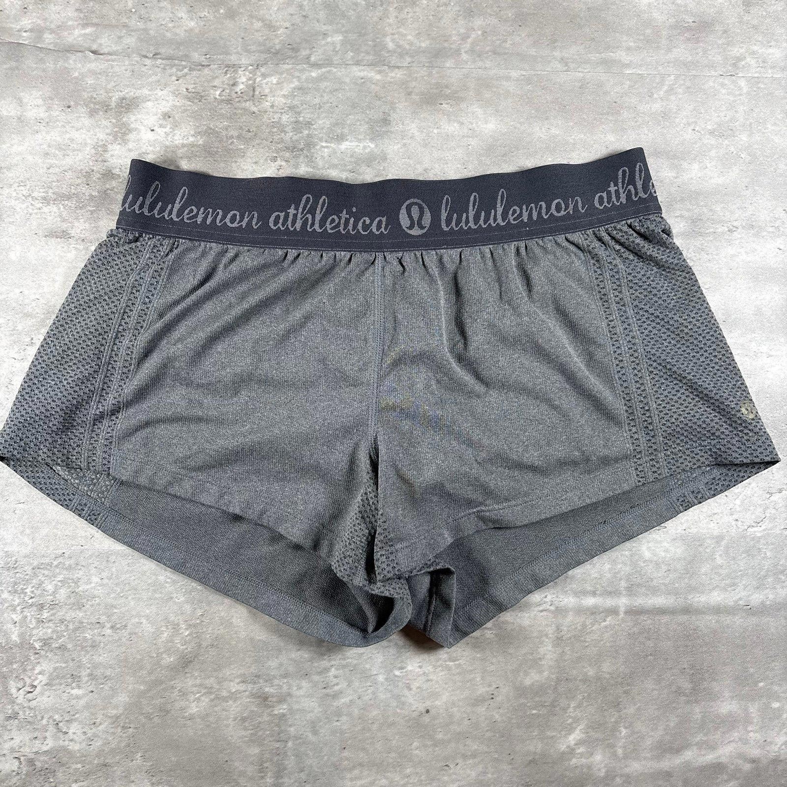 Lululemon Lululemon Athletica charcoal grey shorts Size 32" / US 10 / IT 46 - 7 Thumbnail
