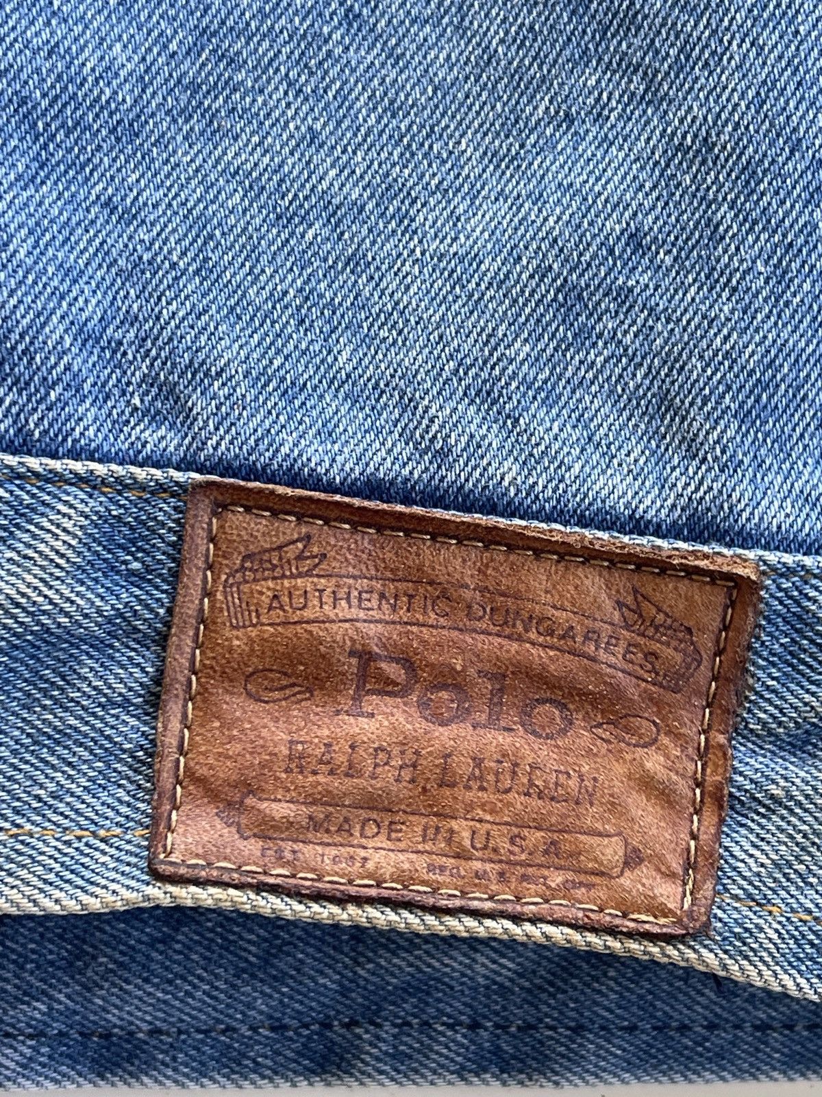 Polo Ralph Lauren 80s Polo Ralph Lauren Denim Jacket Size US M / EU 48-50 / 2 - 14 Thumbnail