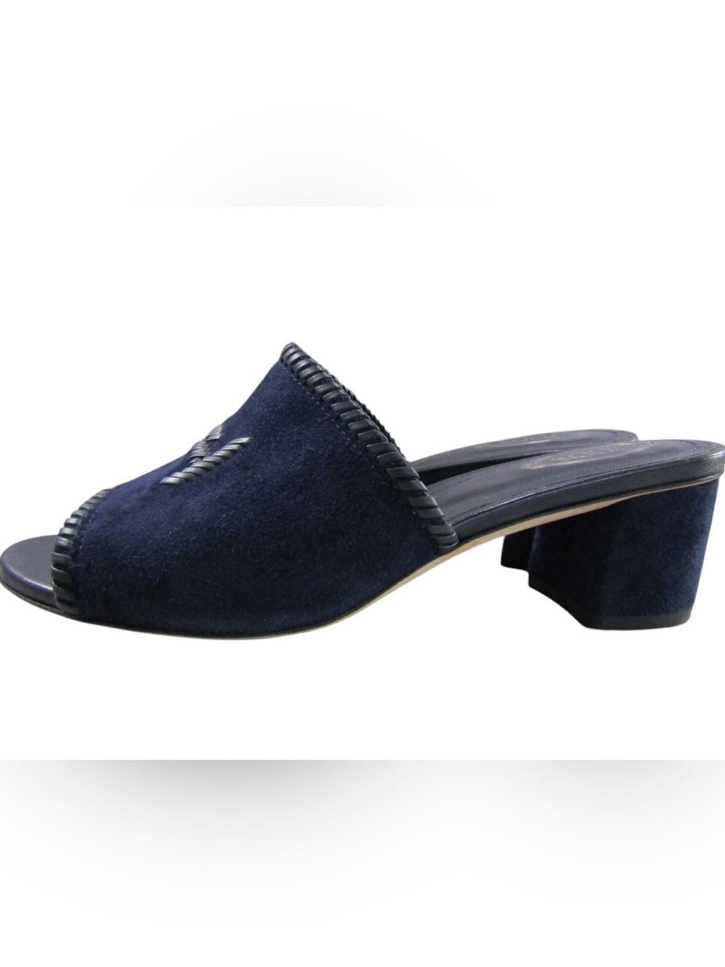 Tod's Tod's Suede Mules Navy Blue MSRP $645 Size US 7 / IT 37 - 6 Thumbnail