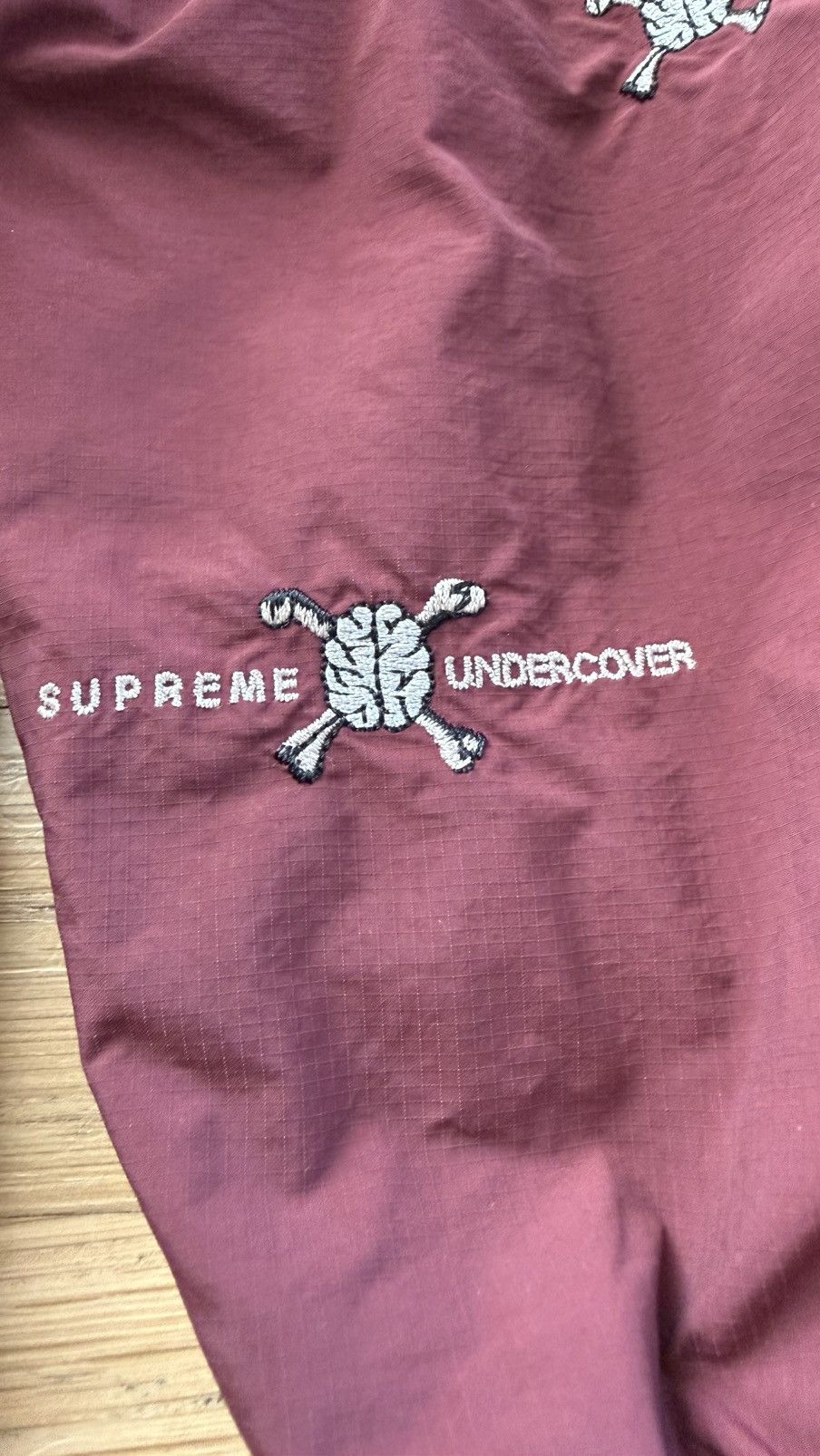 Supreme × Undercover Supreme Undercover Track Jacket Burgundy 2023 Size US S / EU 44-46 / 1 - 4 Thumbnail