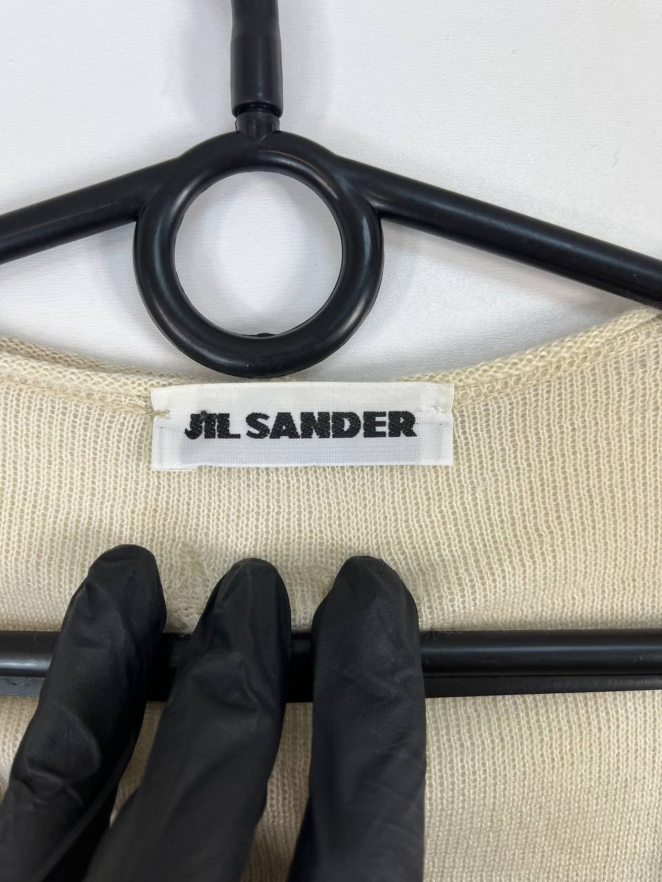 Jil Sander Jil Sander Women’s Open Front Cardigan Beige Wool Size L Size L / US 10 / IT 46 - 2 Thumbnail