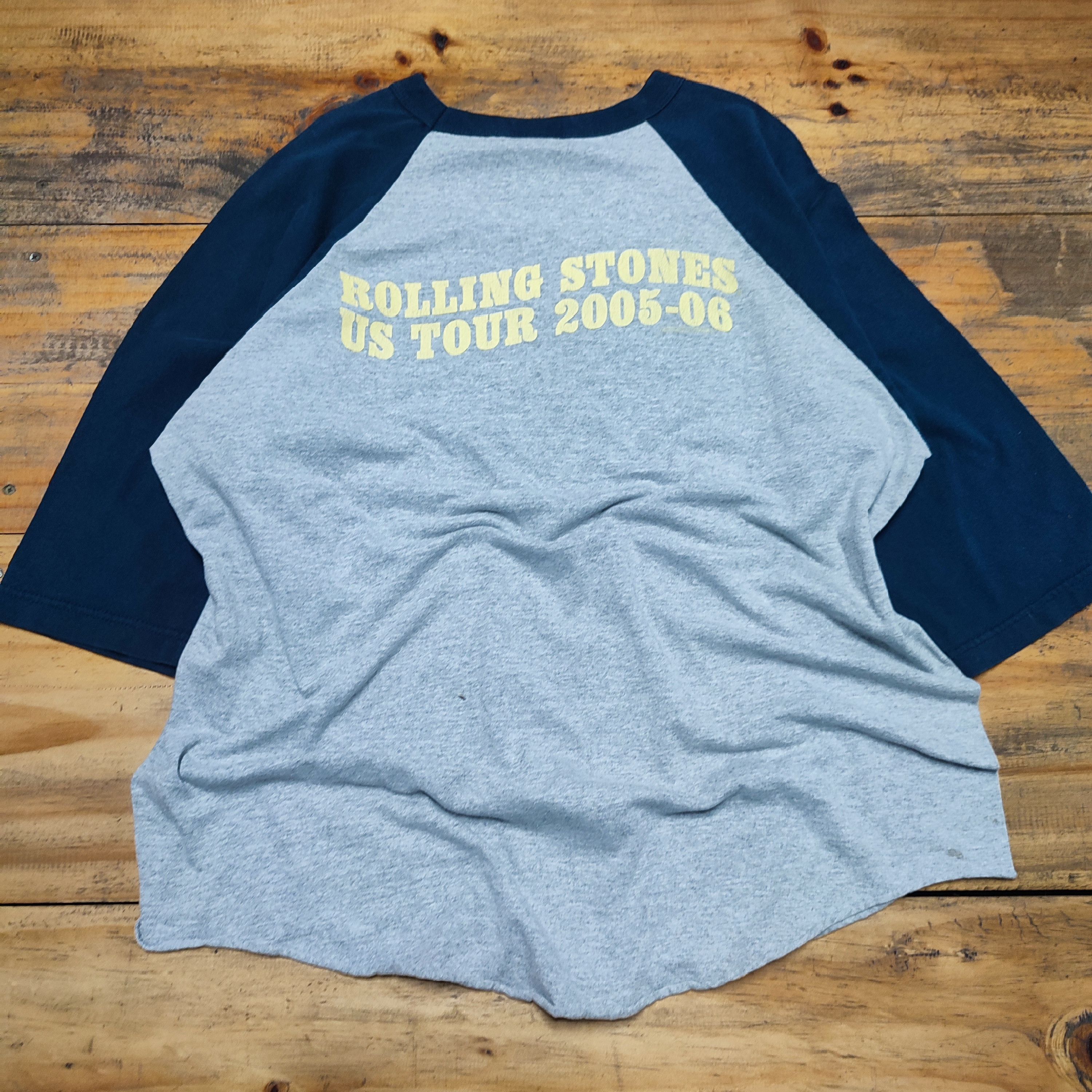 Band Tees × The Rolling Stones × Vintage THE ROLLING STONES US TOUR 2005 - 06 Size US XL / EU 56 / 4 - 4 Thumbnail