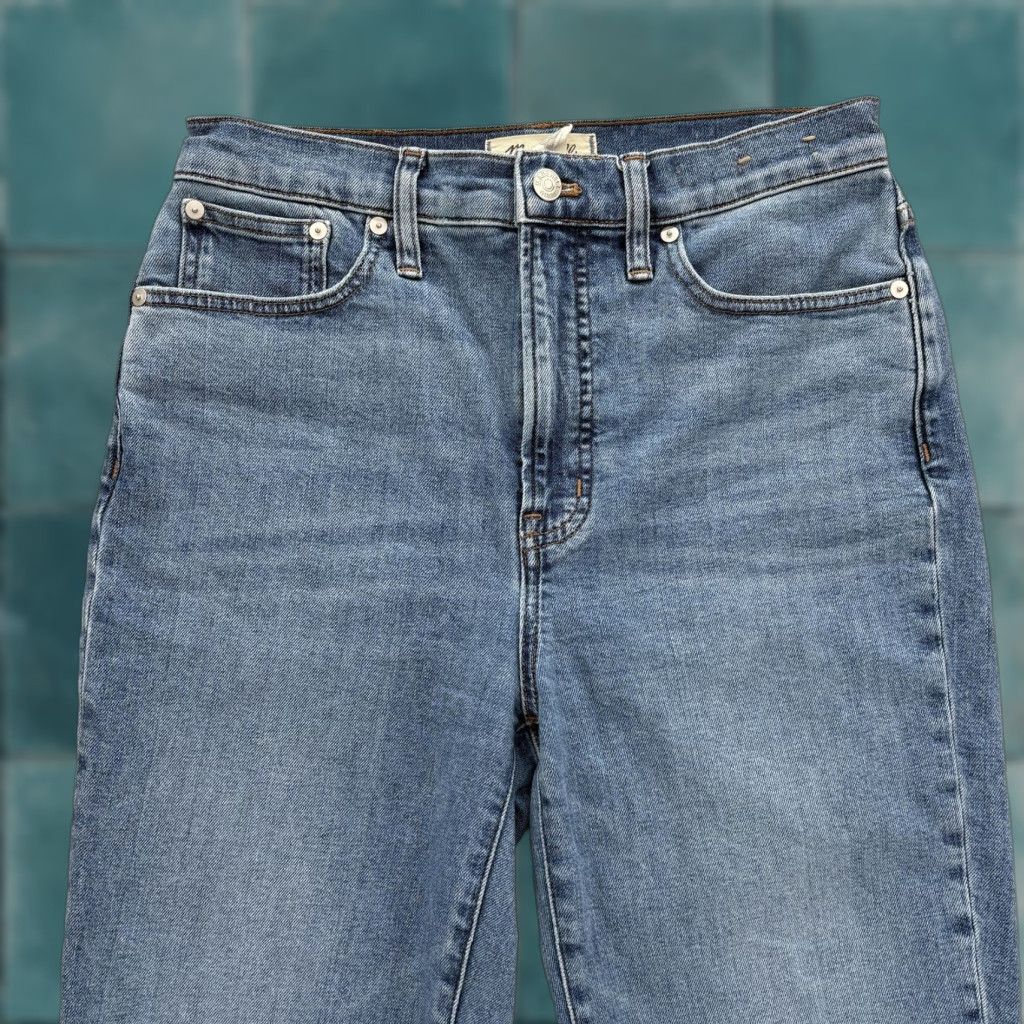 Madewell VINTAGE Madewell The Perfect Vintage Jean Womens 27 Blue High Rise Slim Straight Denim Jeans Women 27 Blue Slim Straight Size 27" / US 4 / IT 40 - 1 Thumbnail