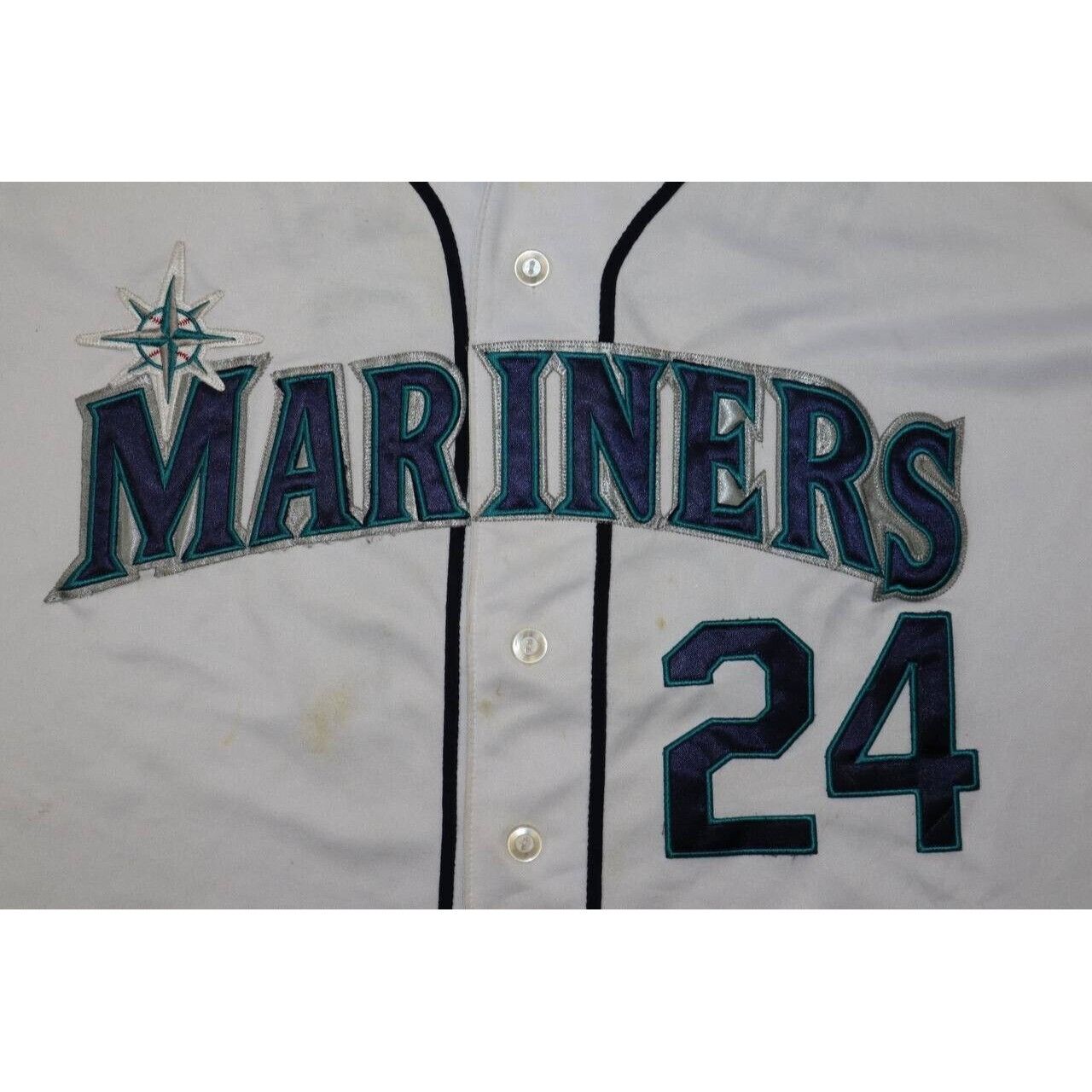 Majestic Majestic Seattle Mariners Ken Griffey #24 Jersey 2016 White Size US M / EU 48-50 / 2 - 6 Thumbnail