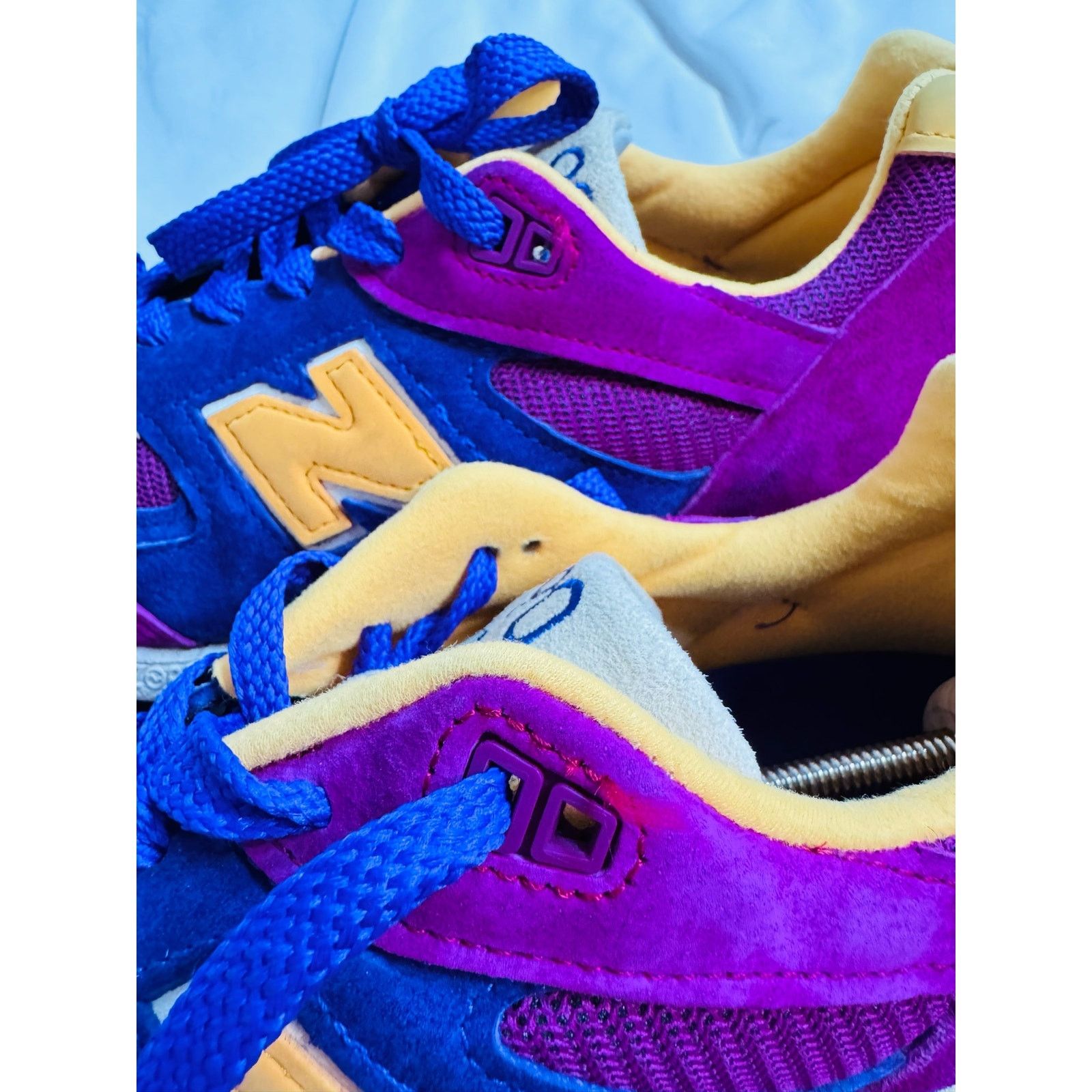 New Balance New Balance 990v2 Teddy Santis Purple Yellow USA Men 10.5 Size US 11 / EU 44 - 10 Thumbnail