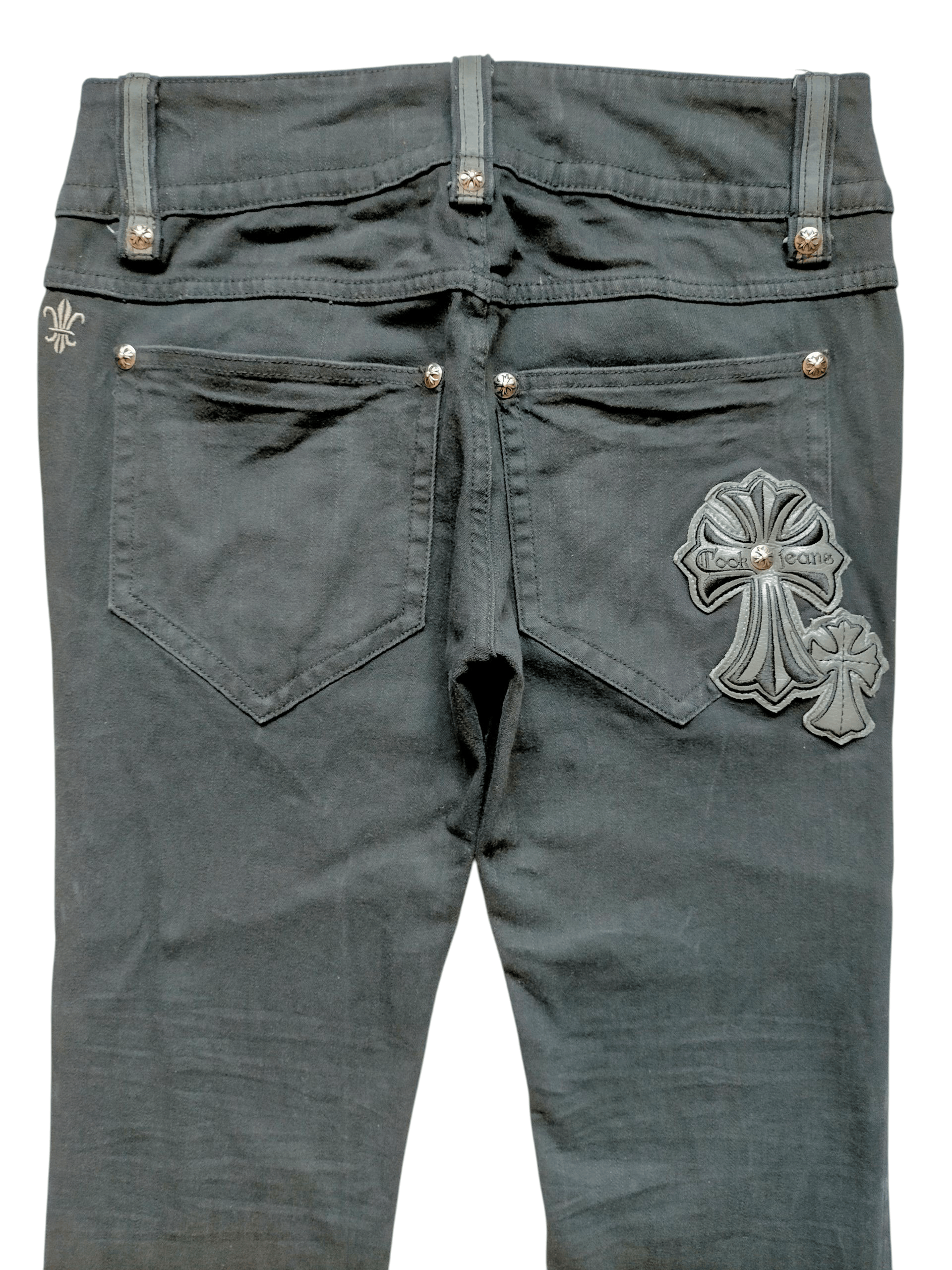 If Six Was Nine Flare Jeans Cook Jeans Chrome Hearts Style Boot cut Black Size US 30 / EU 46 - 12 Thumbnail
