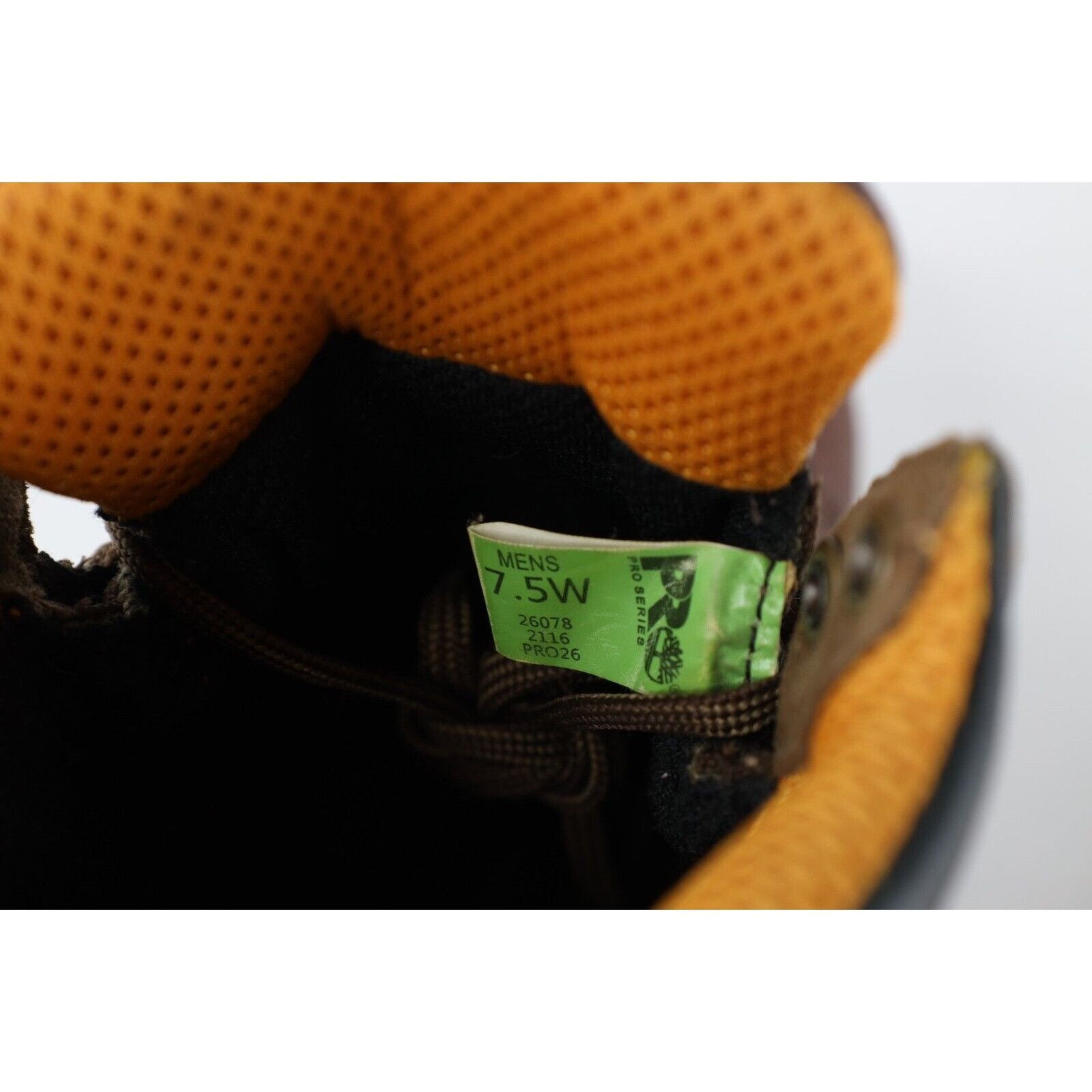 Timberland × Vintage Vintage Timberland Pro Distressed Steel Toe Leather Boots Size US 7.5 / EU 40-41 - 9 Thumbnail