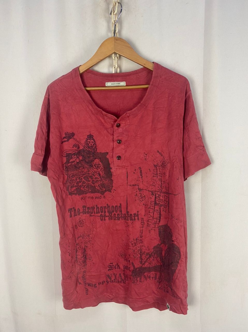 Japanese Brand 291295=homme printed tshirt Size US L / EU 52-54 / 3 - 1 Thumbnail