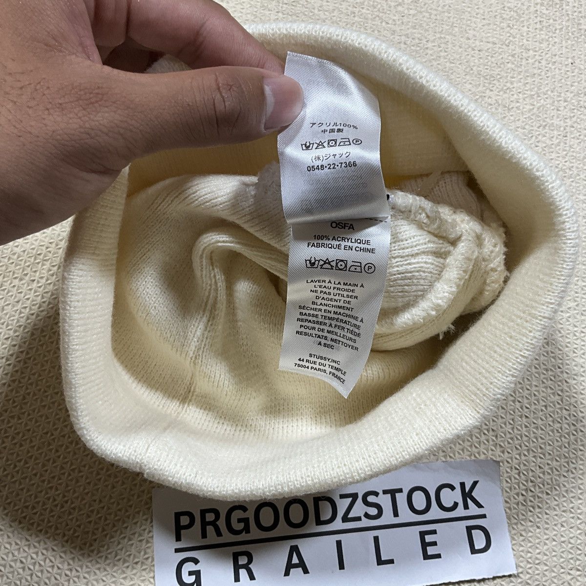 Other Stussy beanie hat bone Size ONE SIZE - 5 Thumbnail