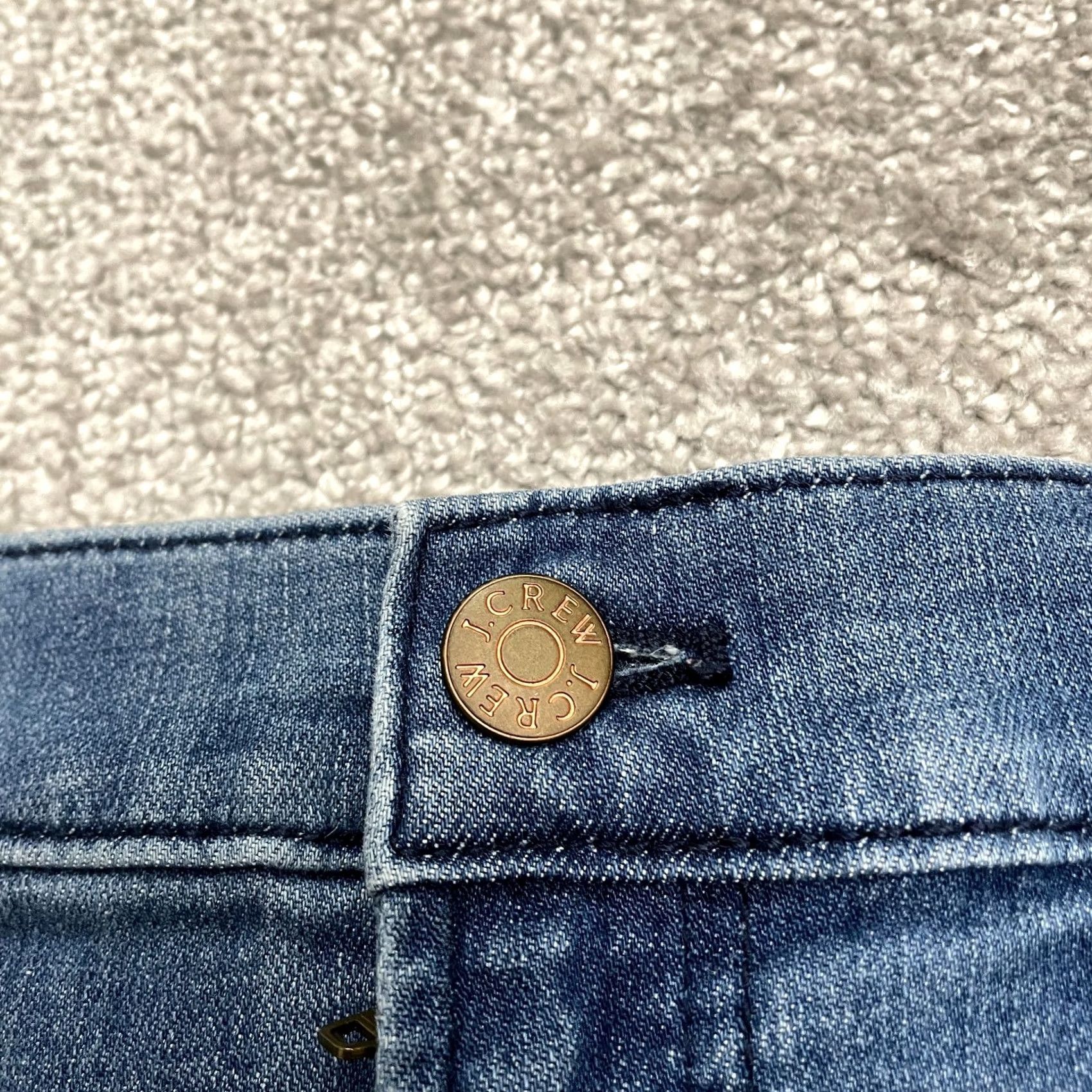 J.Crew J.Crew Stretch High Rise Skinny Denim Jeans Women 30x28 9" Bella Wash Distressed - City Style Size 30" / US 8 / IT 44 - 3 Thumbnail