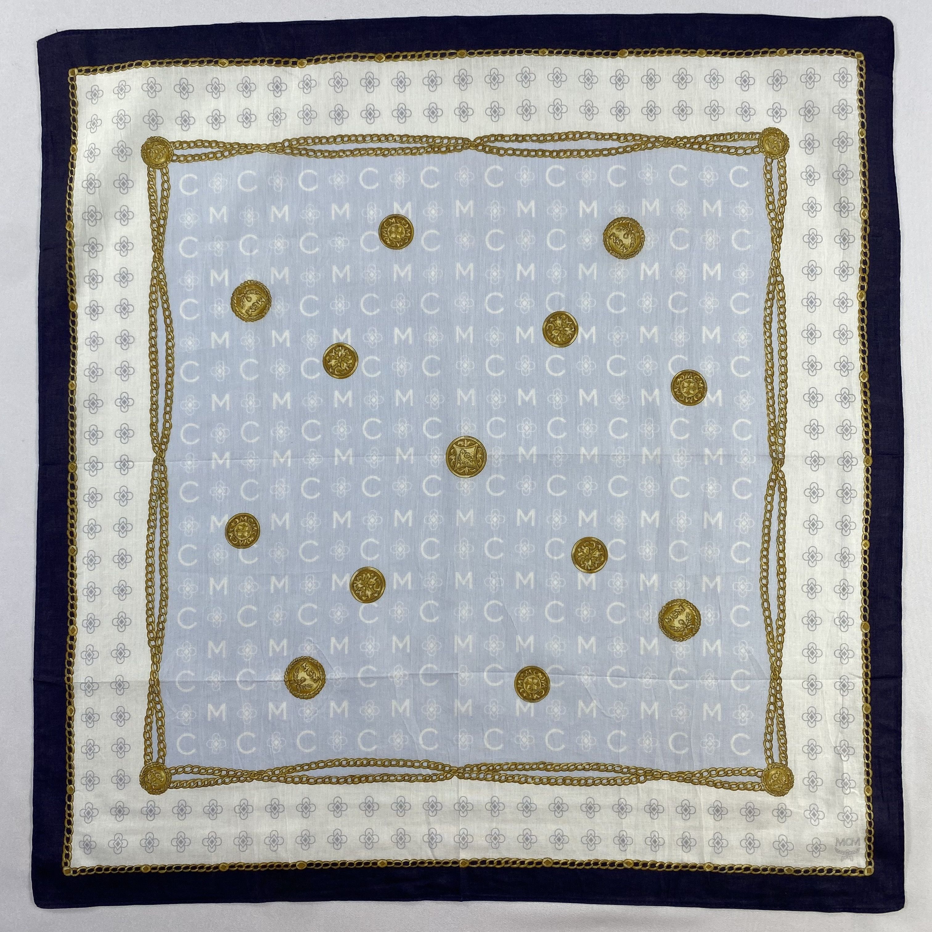 MCM × Vintage MCM Neckerchief / Bandana / Handkerchief-P1642 Size ONE SIZE - 1 Thumbnail