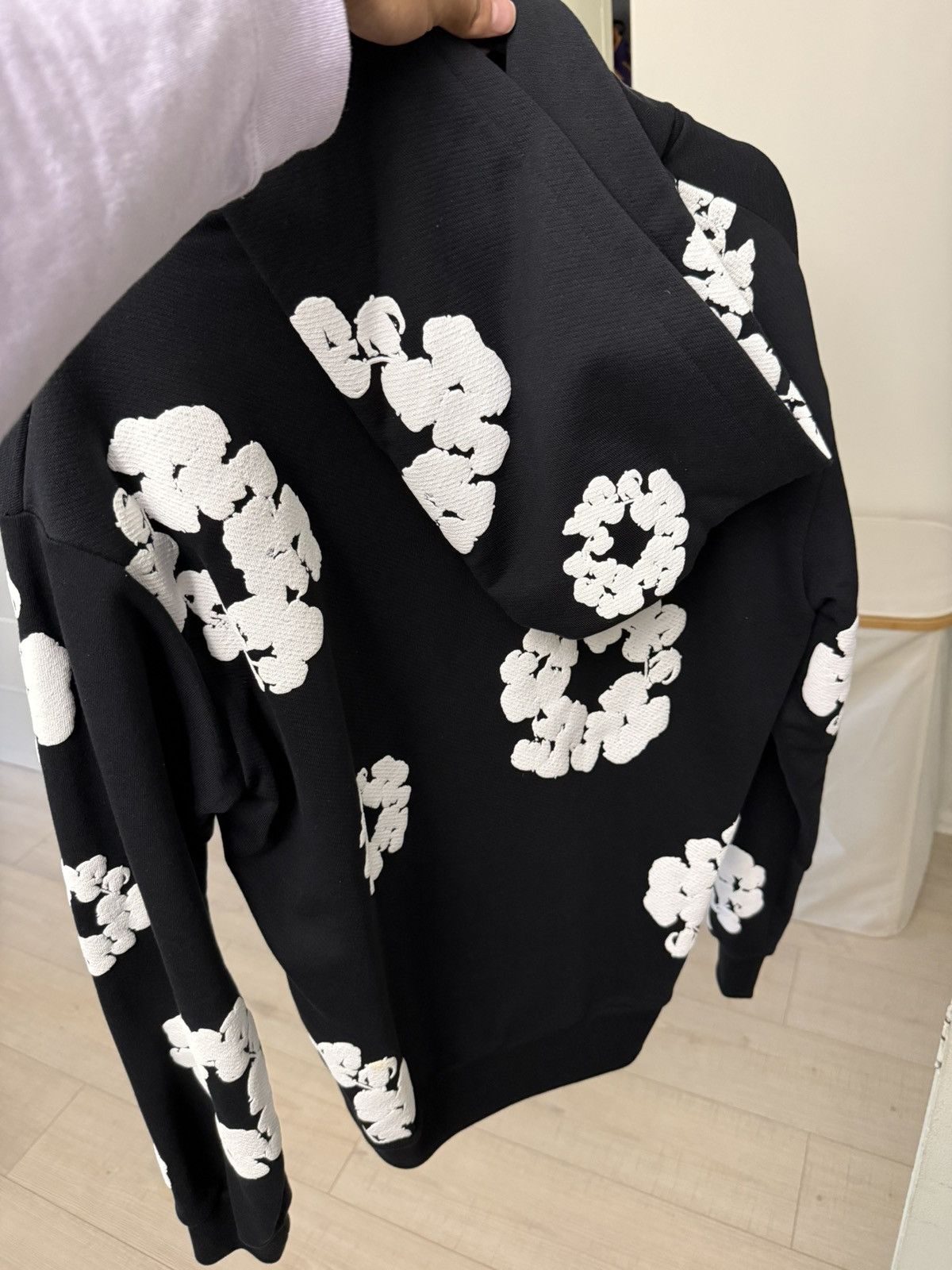 DENIM TEARS Denim Tears Black Hoodie Size US M / EU 48-50 / 2 - 2 Thumbnail
