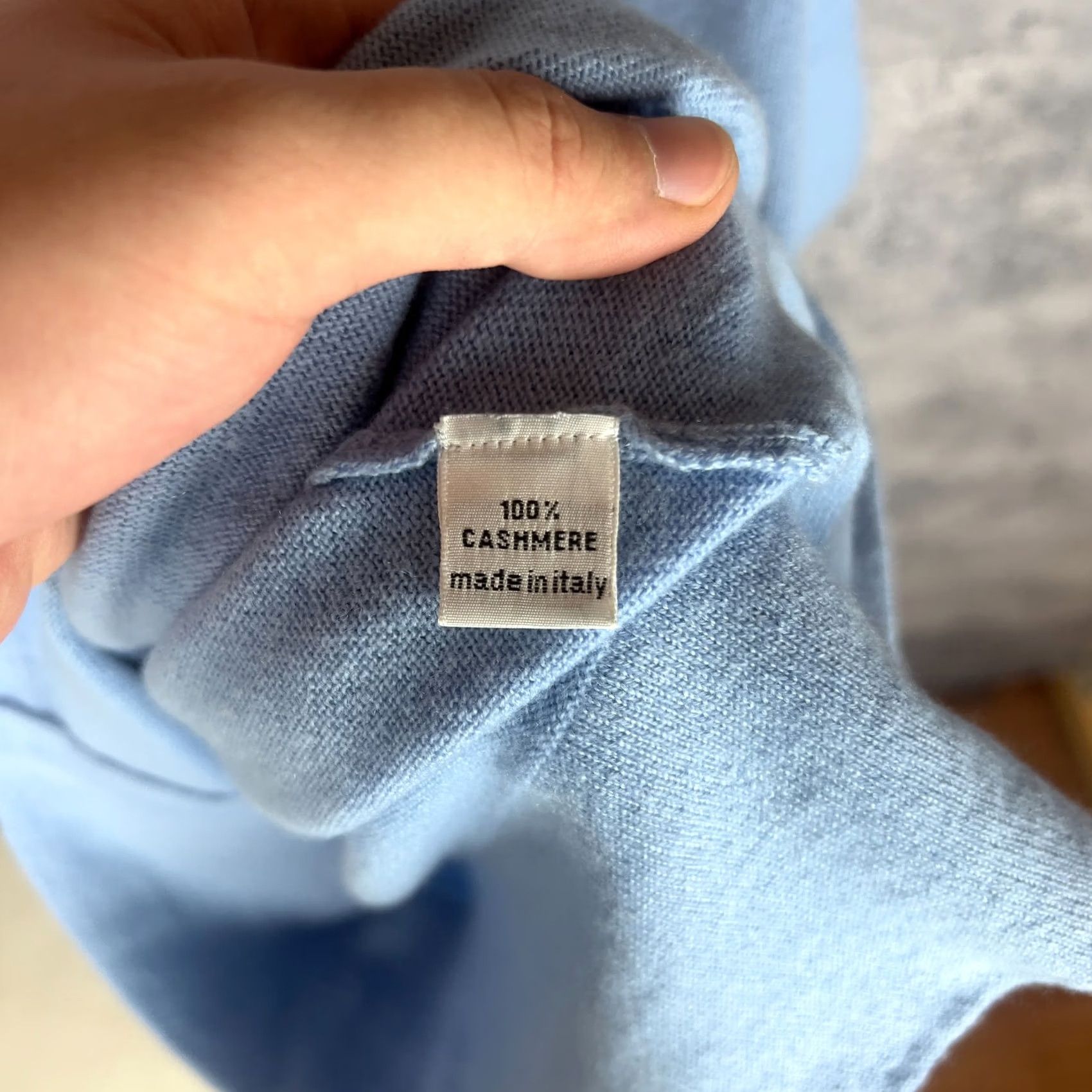Vintage Barbara Lohmann Blue 100% Cashmere Knit Sweater Pullover M Ladies Jacket? Size M / US 6-8 / IT 42-44 - 7 Thumbnail