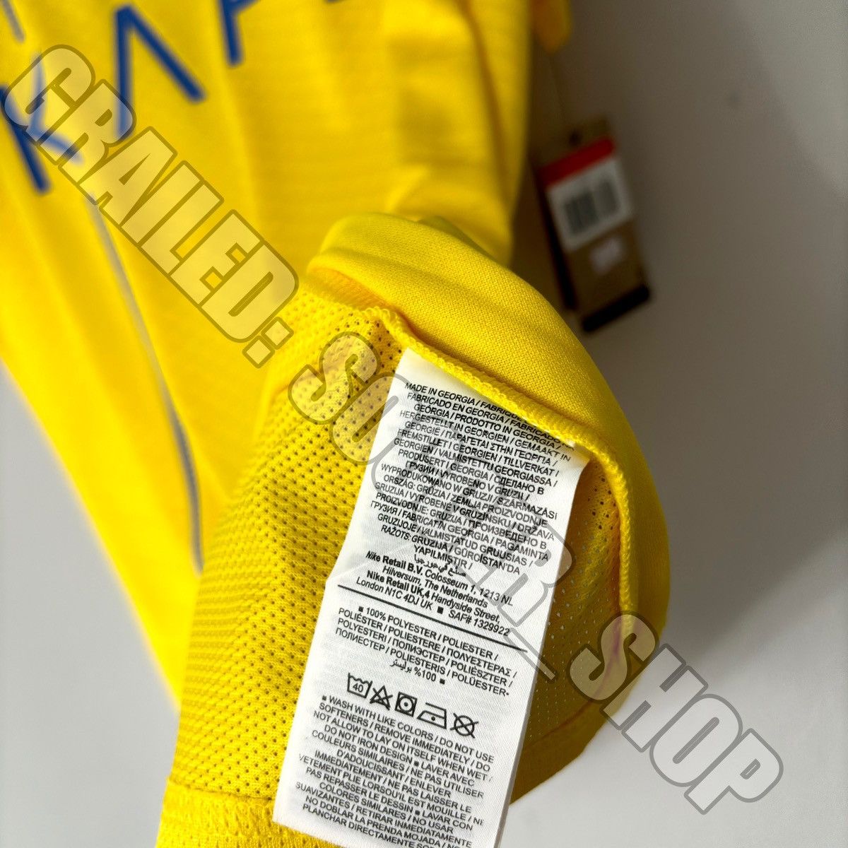 Nike NEW 2023 2024 Al Nassr Ronaldo Nike Home Kit Soccer Jersey L Size US L / EU 52-54 / 3 - 9 Thumbnail