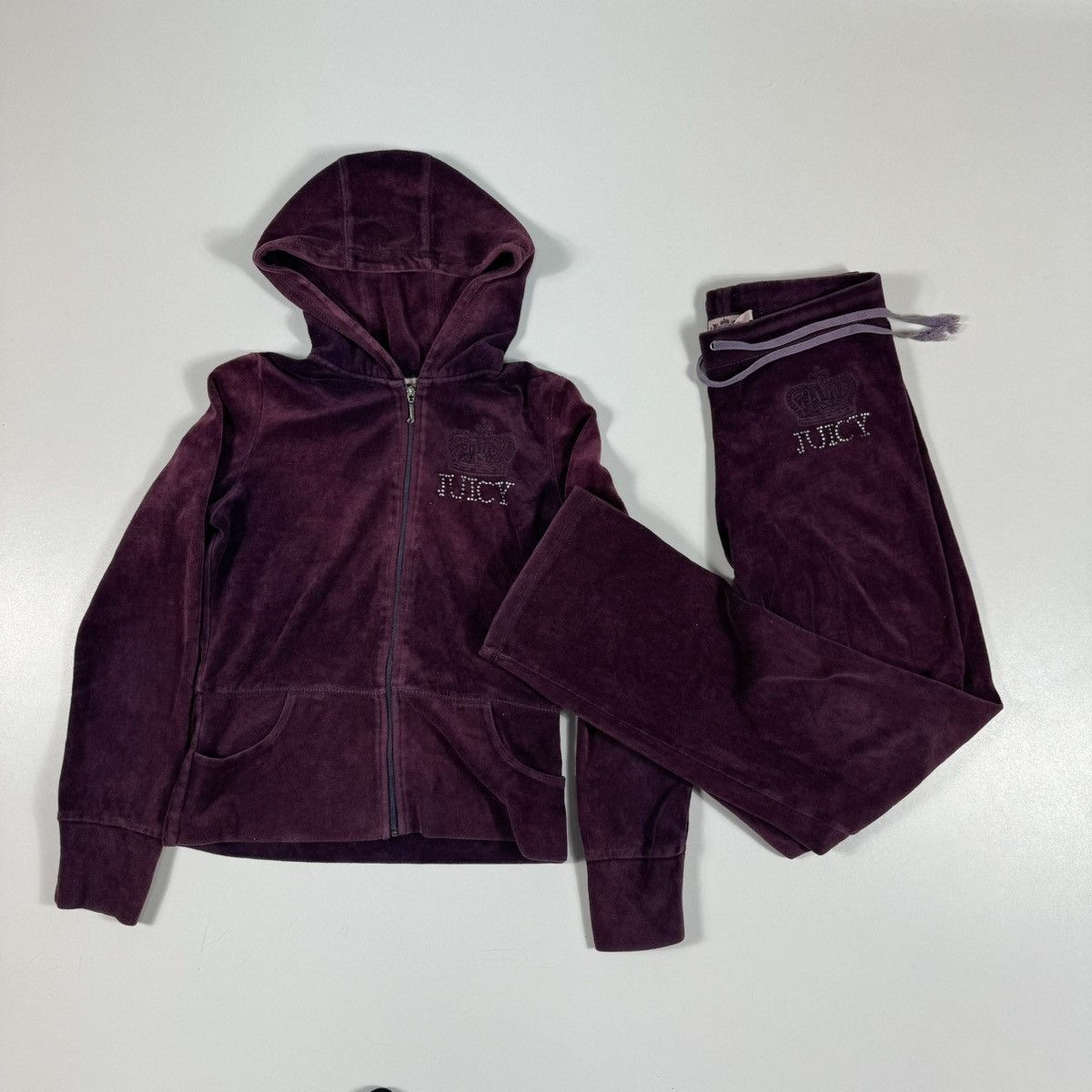 vintage 90s juicy couture velour woman suit luxury