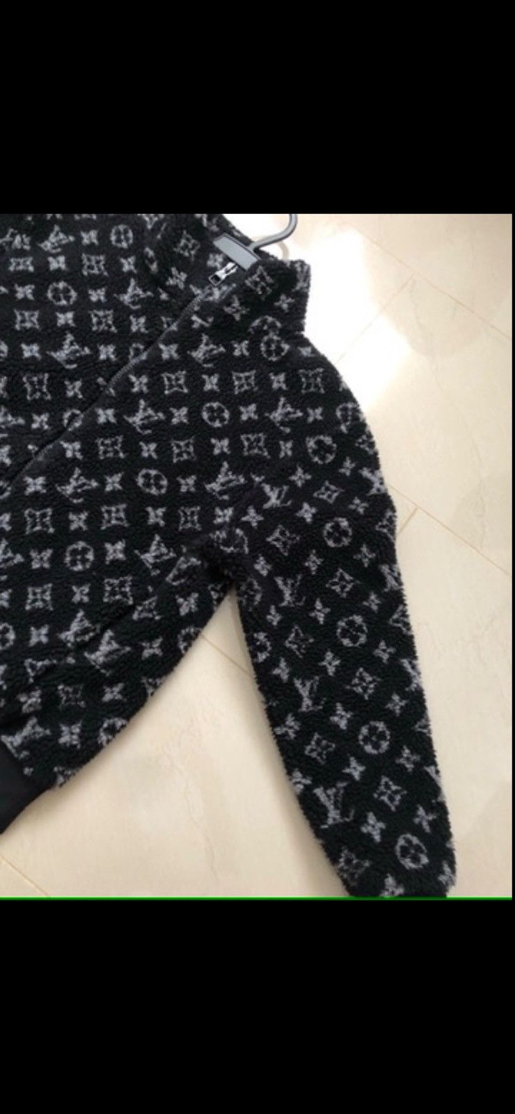 Louis Vuitton Louis Vuitton Monogram Jacquard Fleece Jacket Black White Size US S / EU 44-46 / 1 - 2 Thumbnail