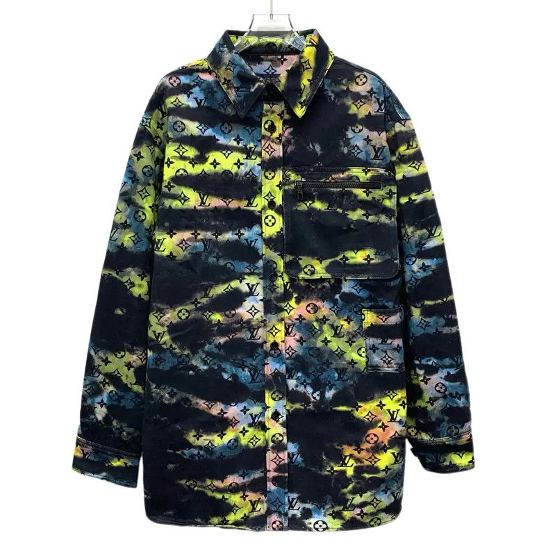Louis Vuitton Louis Vuitton Multicolor Cotton Men's Jacket 0089 Size US M / EU 48-50 / 2 - 1 Thumbnail