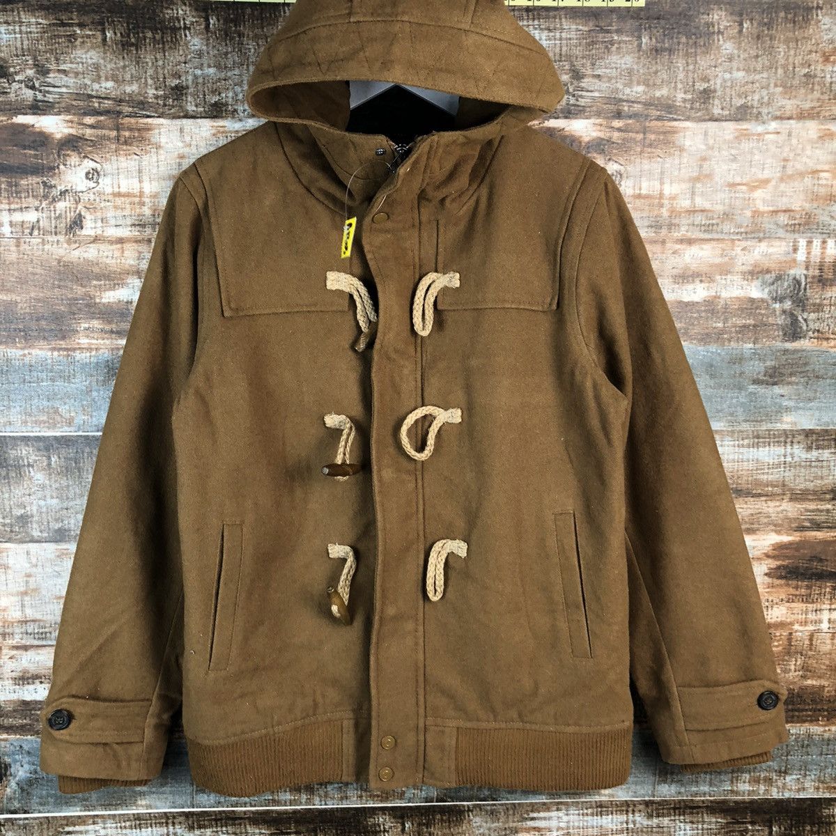 Ciaopanic Ciaopanic Brown hoodie Heavy Coats #A1303 Size US M / EU 48-50 / 2 - 3 Thumbnail
