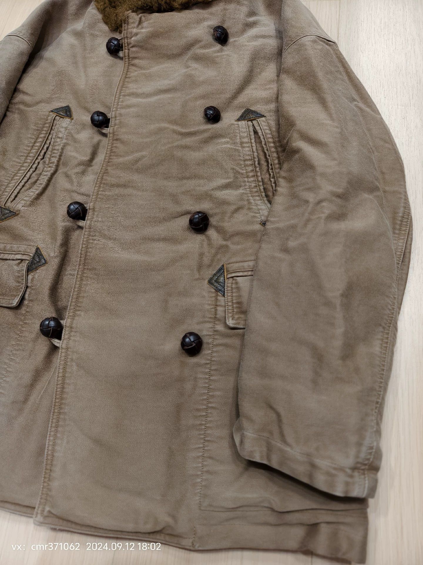 Visvim VISVIM 24SS FURLONG COAT DK BROWN Size 2 Moleskin Size US M / EU 48-50 / 2 - 7 Thumbnail
