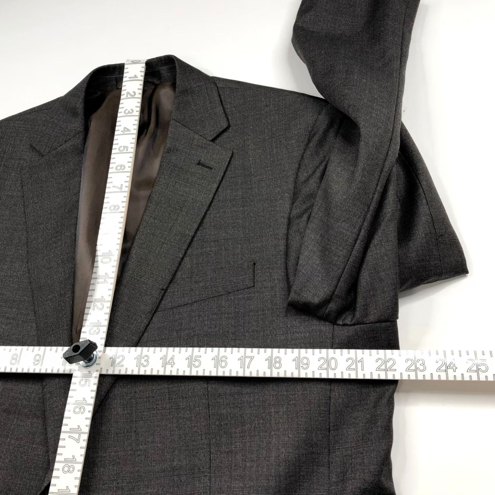 Ralph Lauren Lauren Ralph Lauren Green Label 44L LONG 100% Wool Sport Coat Jacket Gray Black Size US S / EU 44-46 / 1 - 7 Thumbnail