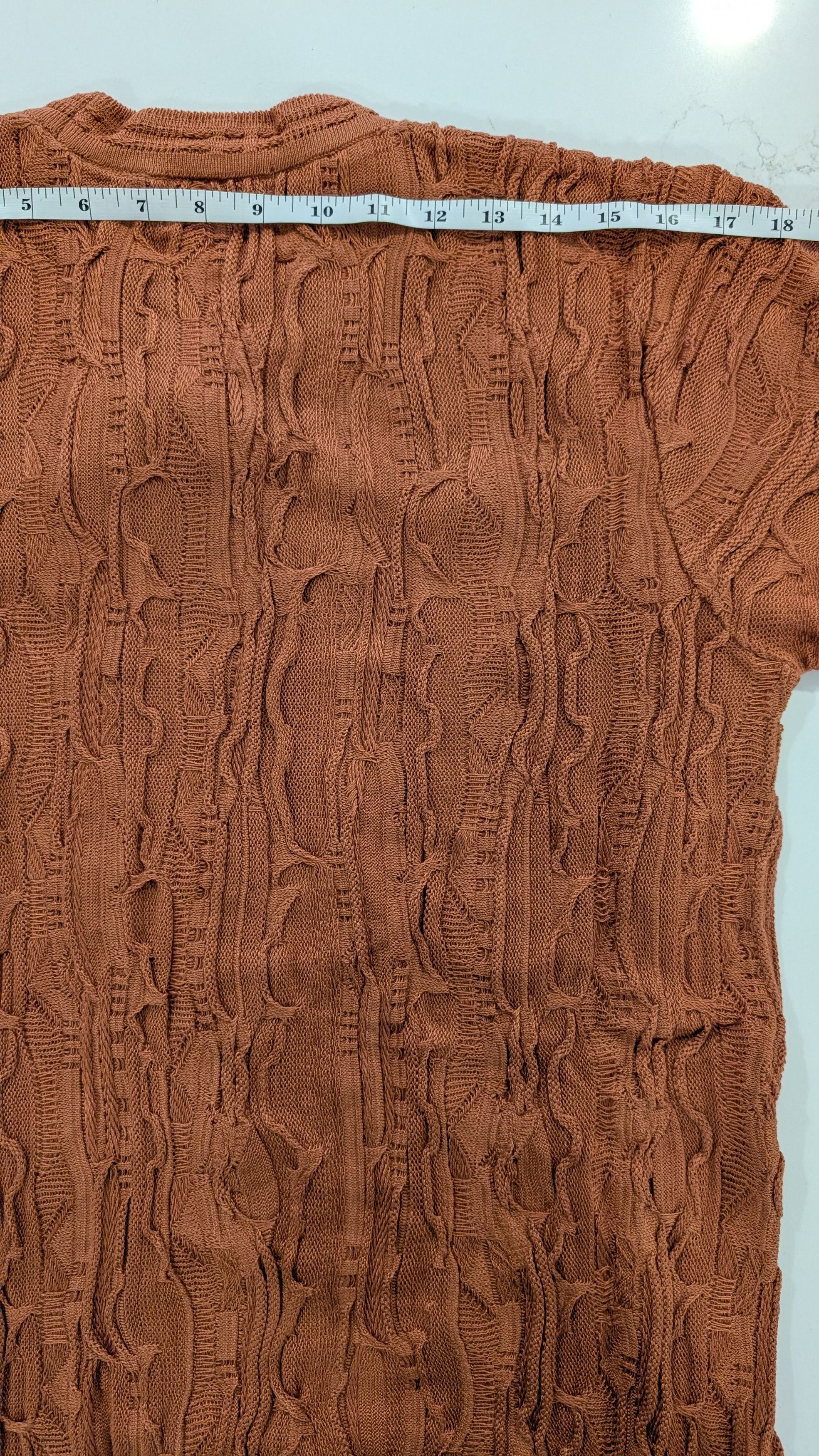Coogi Coogi NWT Classic 3D Knit Sweater Copper Size M Size US M / EU 48-50 / 2 - 12 Thumbnail