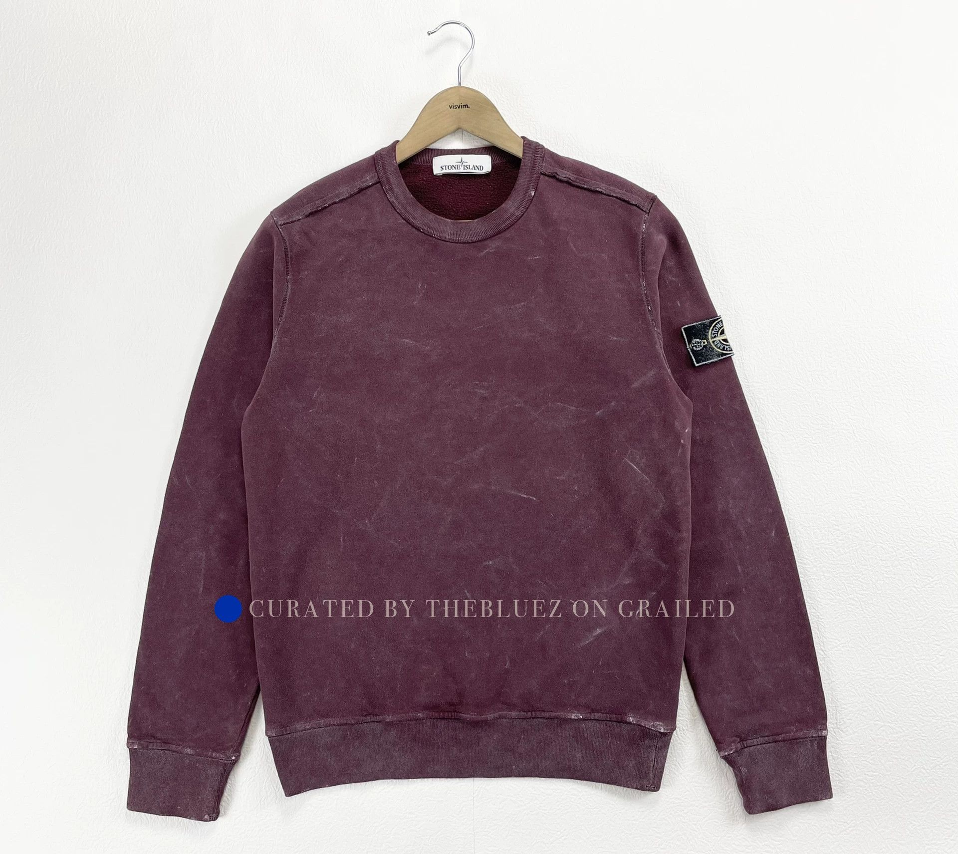 Stone Island Frosted Hoodie in Rich Purple Size US S / EU 44-46 / 1 - 1 Thumbnail