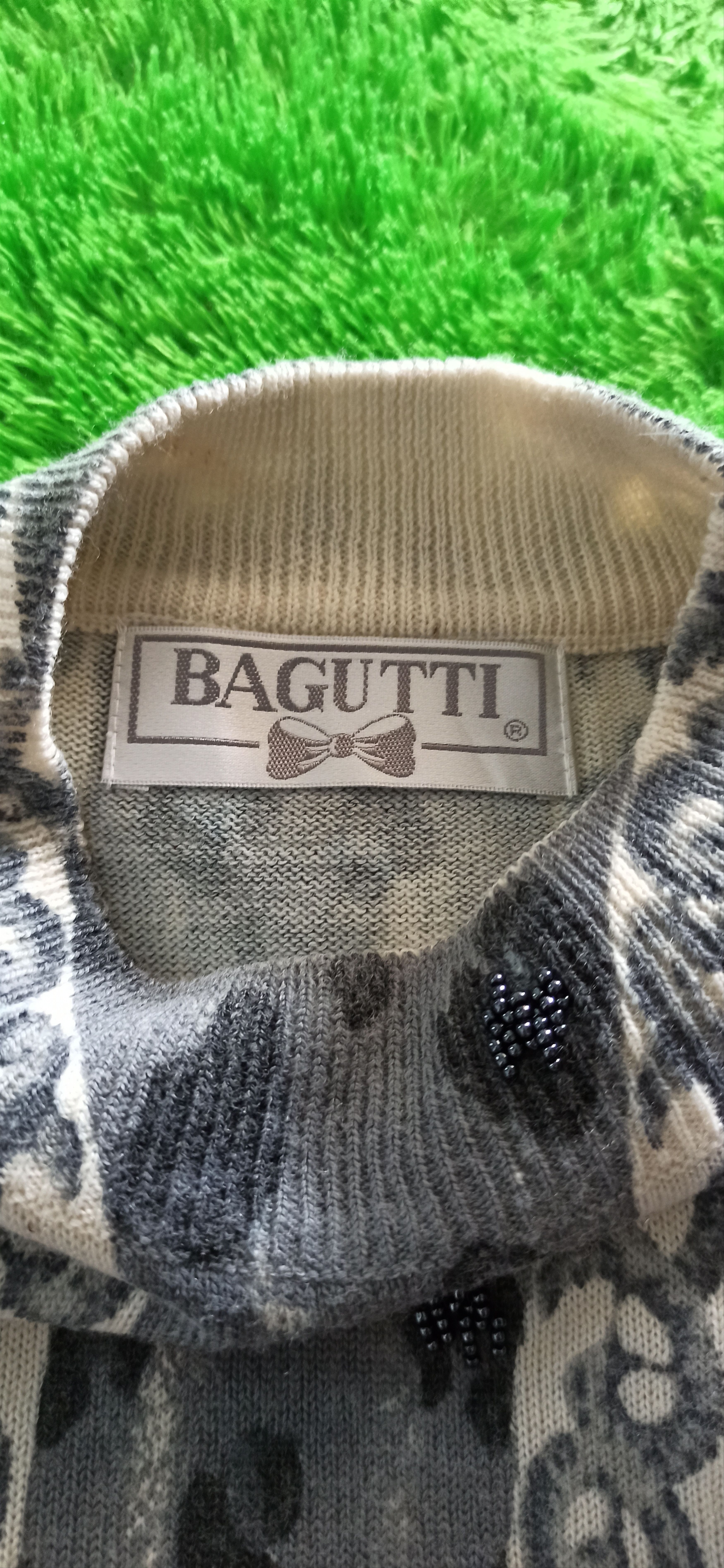 Homespun Knitwear × Japanese Brand Bagutti Knitwear Short Sleeve Size M / US 6-8 / IT 42-44 - 5 Thumbnail