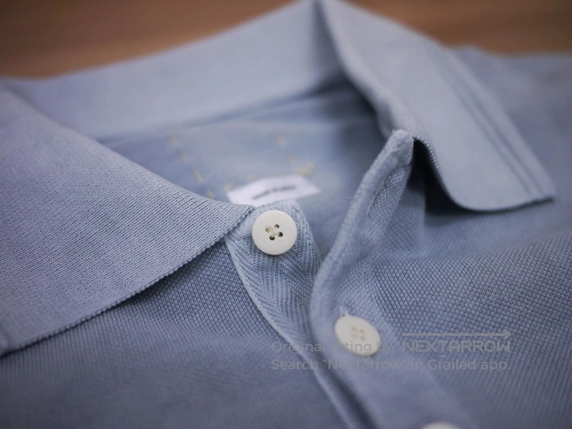 Visvim Gray Short-Sleeve Polo Shirt. Size US L / EU 52-54 / 3 - 5 Thumbnail