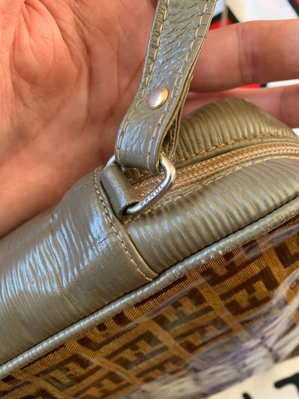 Fendi Vintage Fendi Zucchino Canvas pochette clutch monogram bag Size ONE SIZE - 5 Thumbnail