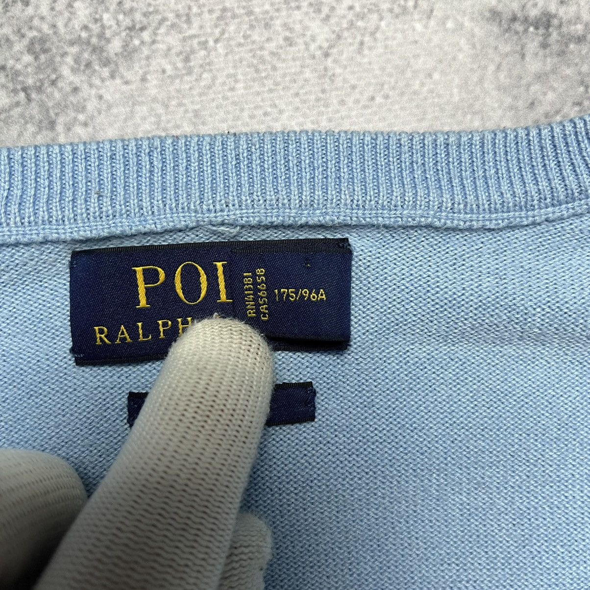 Polo Ralph Lauren × Vintage Vintage Polo Ralph Lauren Sweater V-Neck Streetwear Y2K Size US M / EU 48-50 / 2 - 5 Thumbnail