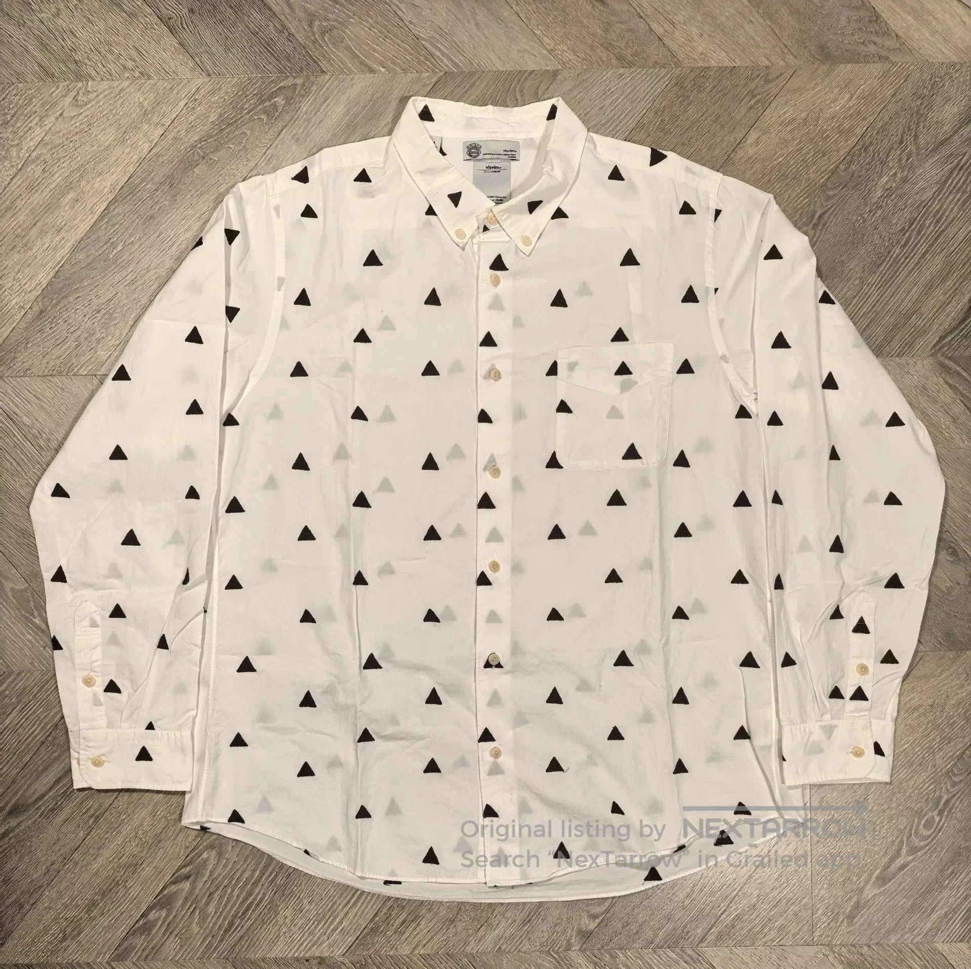 Visvim visvim lungta shirt with triangle embroidery. Size US M / EU 48-50 / 2 - 1 Thumbnail