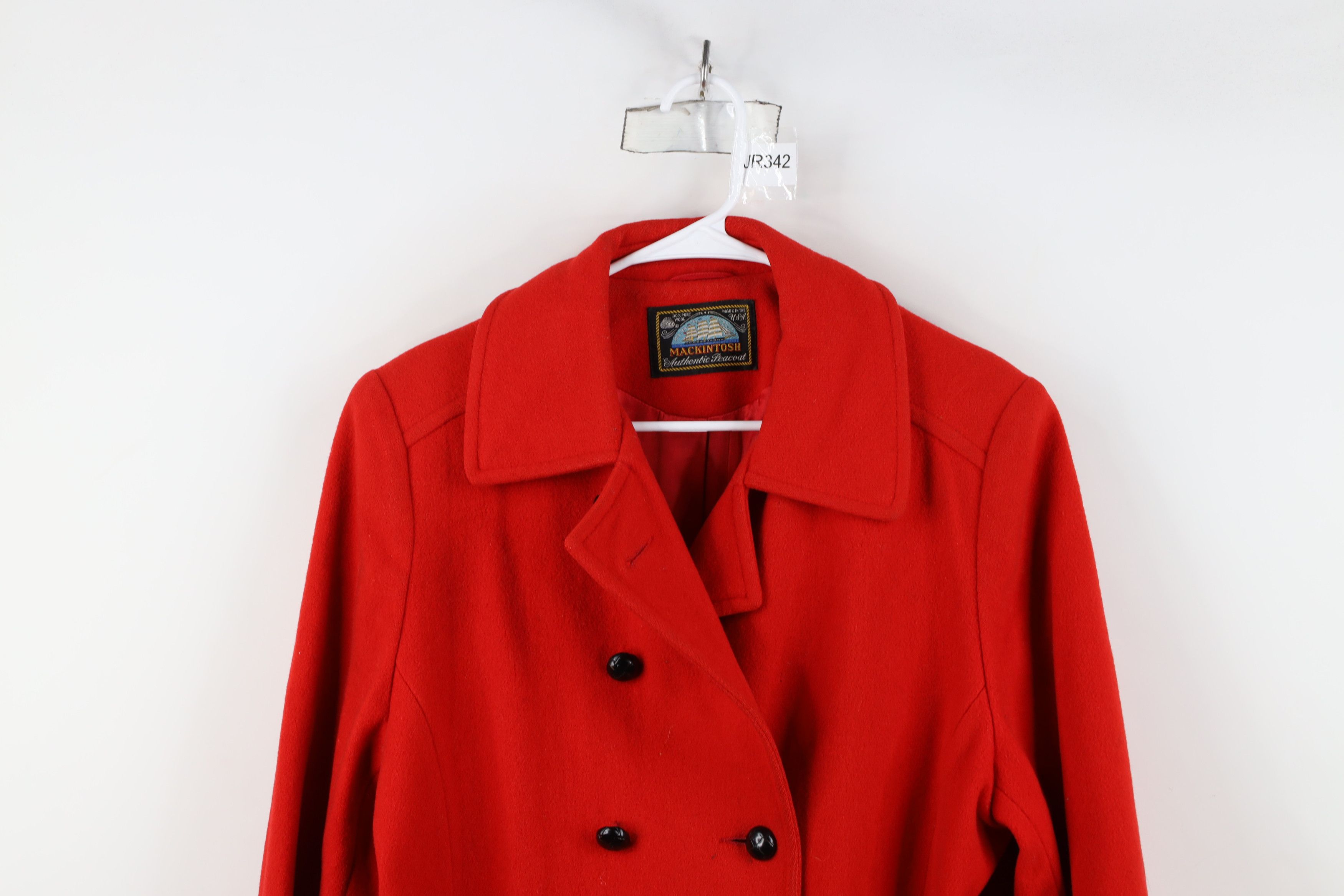 Vintage Vintage 90s Streetwear Wool Military Peacoat Jacket USA Size L / US 10 / IT 46 - 2 Thumbnail