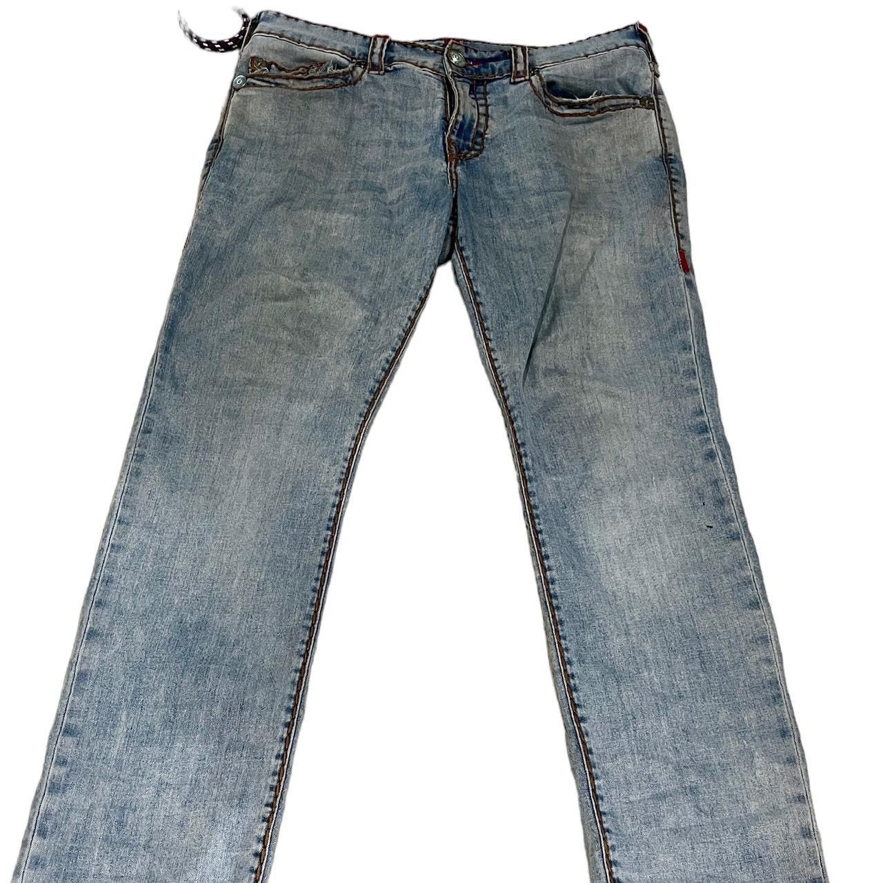 True Religion RARE TRUE RELIGION JEANS OG STITCH Size US 34 / EU 50 - 4 Thumbnail