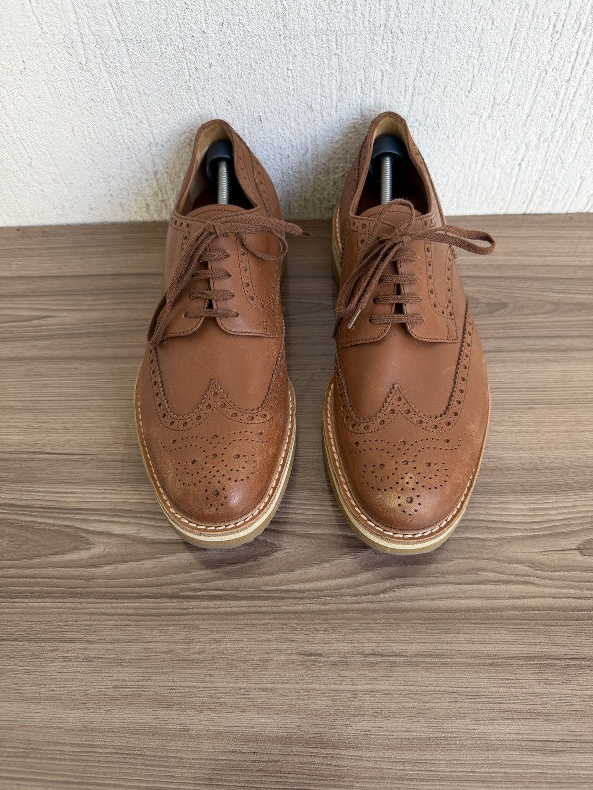 Prada Wingtip brogue derby Size US 10 / EU 43 - 6 Thumbnail