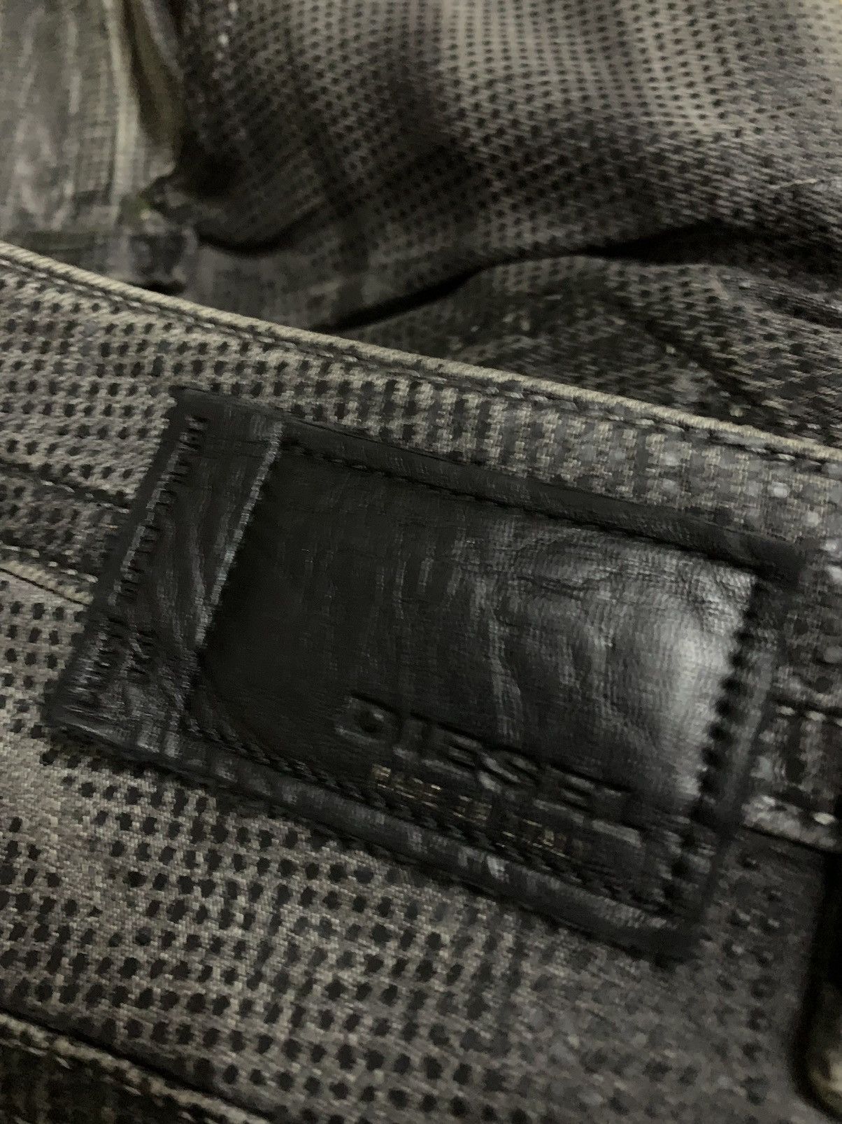 Diesel 💥Waxed Diesel Thavar Stretch Slim Black Denim Size US 34 / EU 50 - 9 Thumbnail
