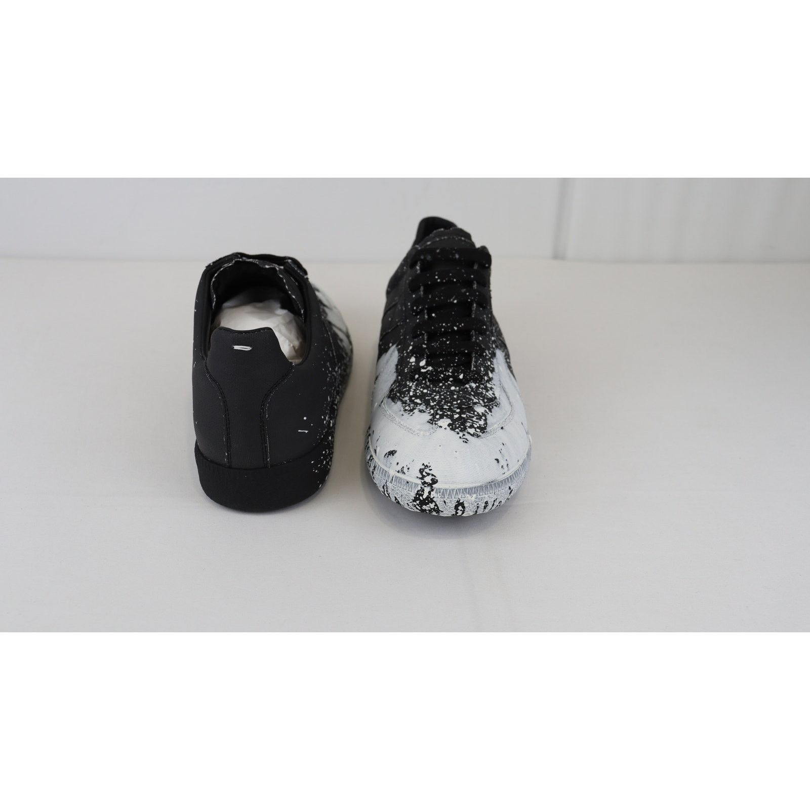 Maison Margiela o1rshd1 Paint Spot Replica Trainers in Black/White Size US 8 / EU 41 - 7 Thumbnail