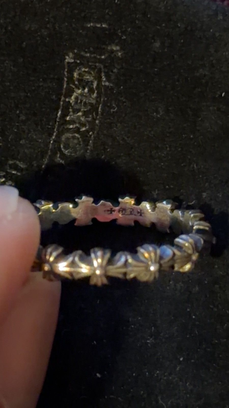 Chrome Hearts Chrome Hearts tiny e band ring Size ONE SIZE - 5 Thumbnail