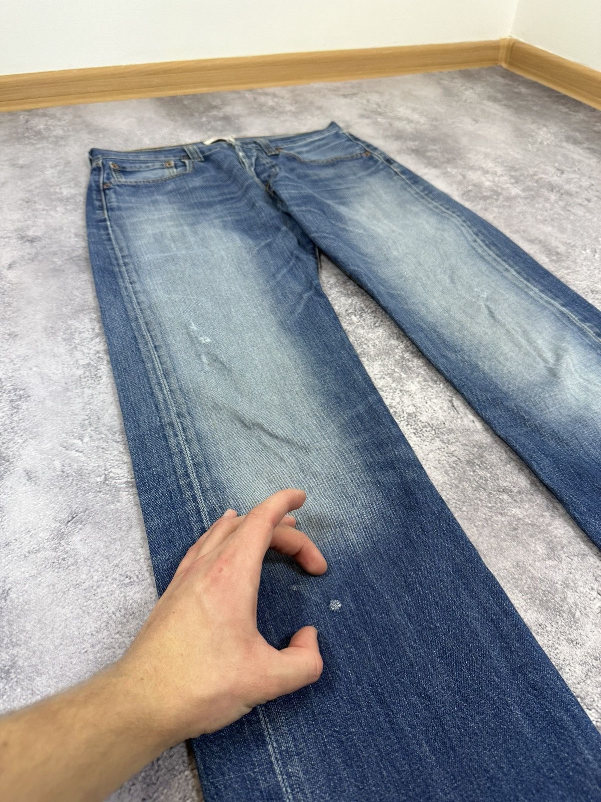 Levi's Vintage Levi's 501 Faded American Denim Baggy Hype Jeans Size US 32 / EU 48 - 5 Thumbnail