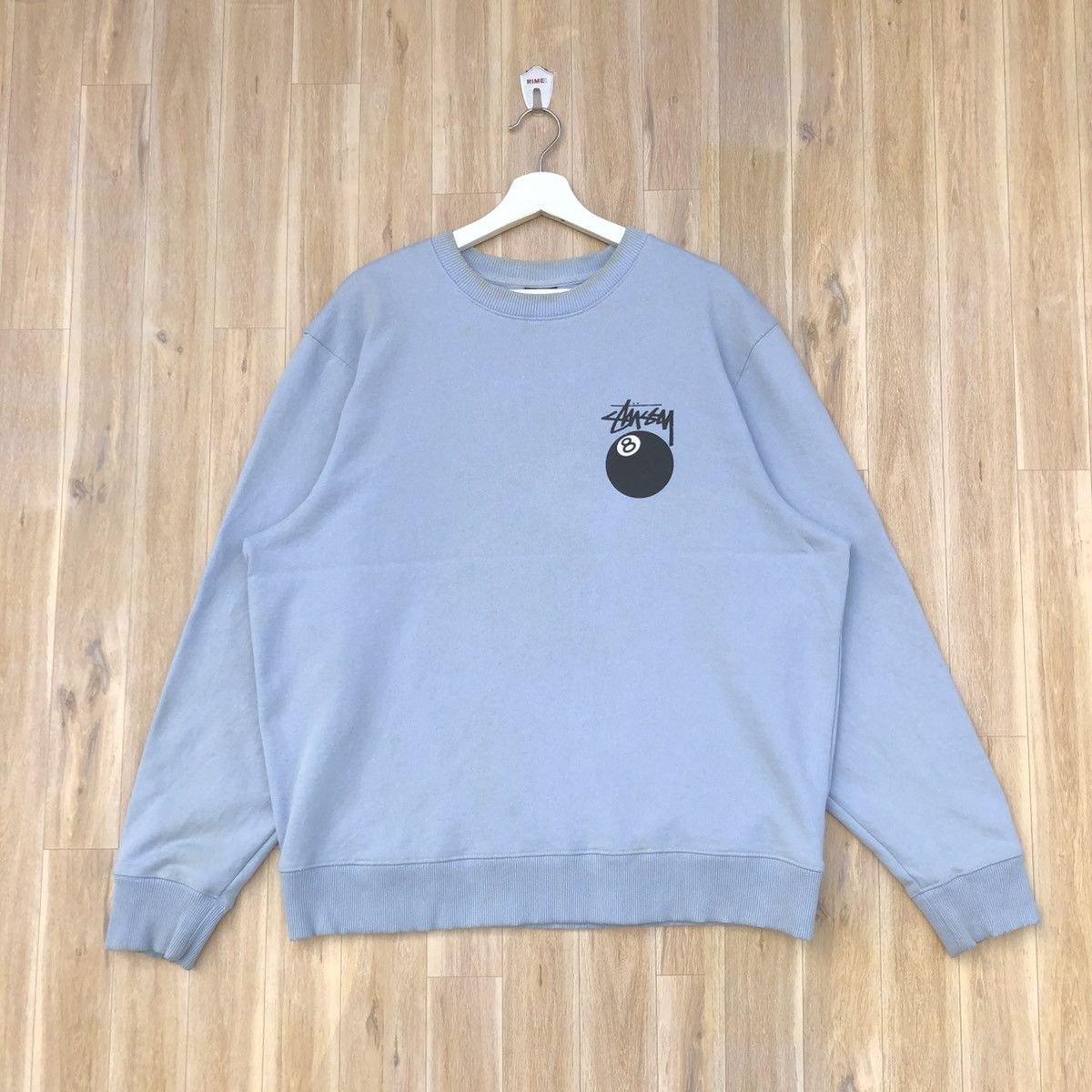 Stussy Vintage Stussy Eight Ball Skateboard Pullover Sweatshirt Size US L / EU 52-54 / 3 - 4 Thumbnail