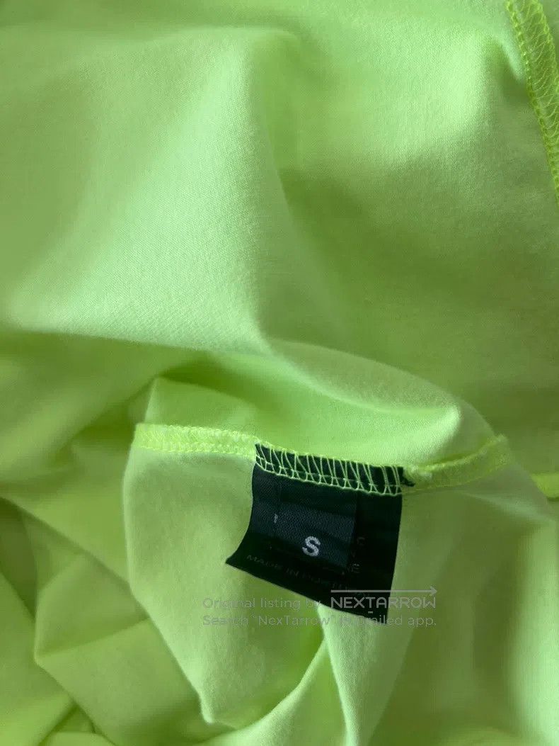 Vetements Vetements Fluorescent green Sanskrit long sleeve T-shirt Size US M / EU 48-50 / 2 - 4 Thumbnail